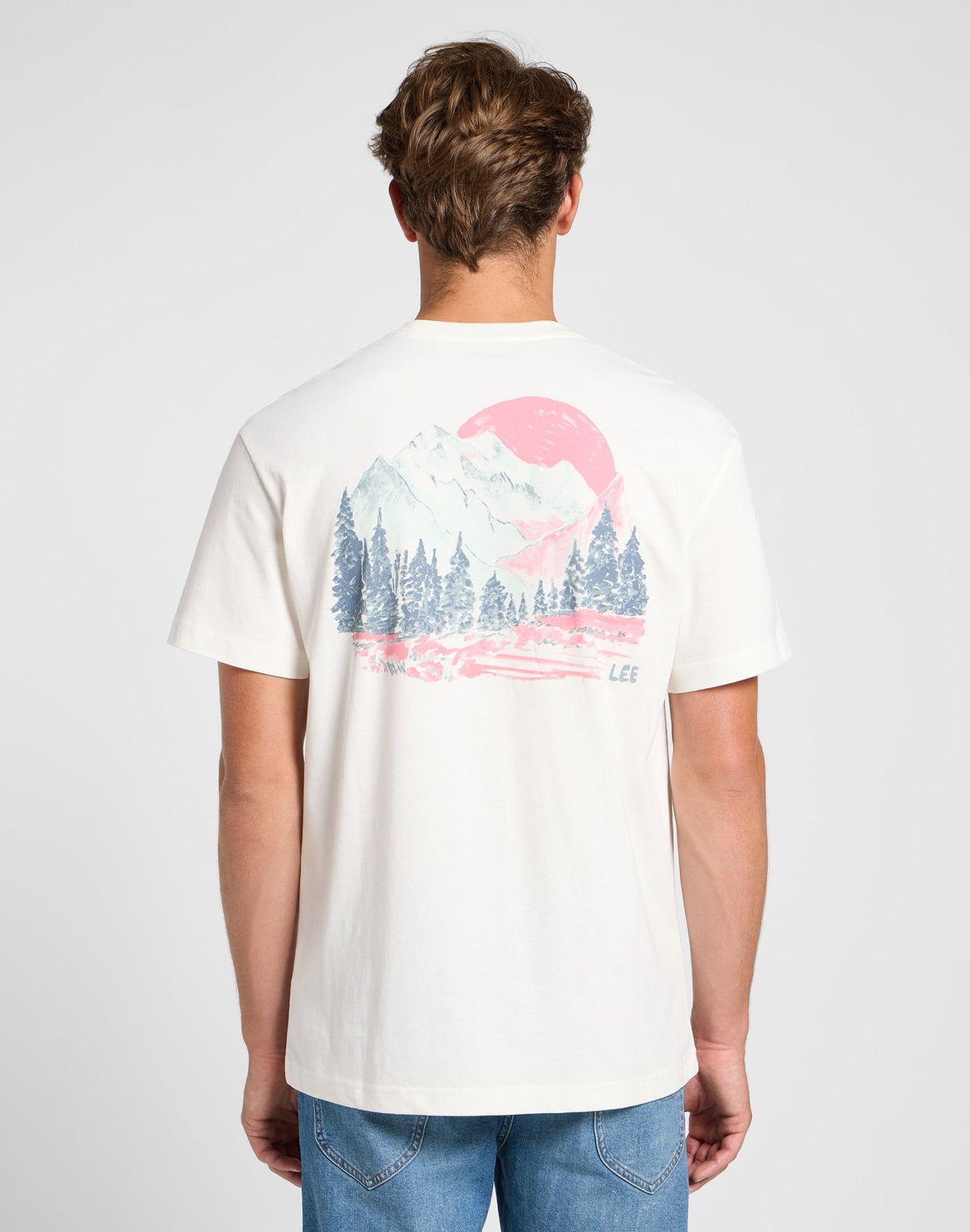 Relaxed Graphic Tee in Ecru - LEE Schweiz