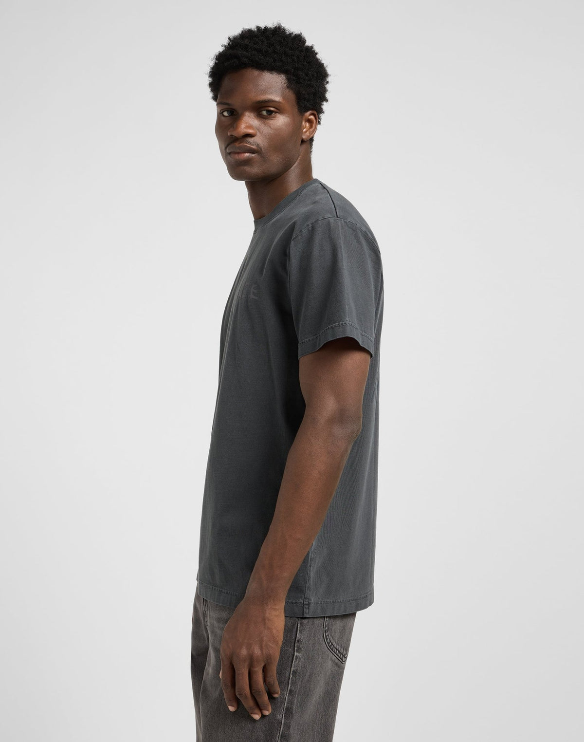 Relaxed Graphic Tee in Washed Black - LEE Schweiz
