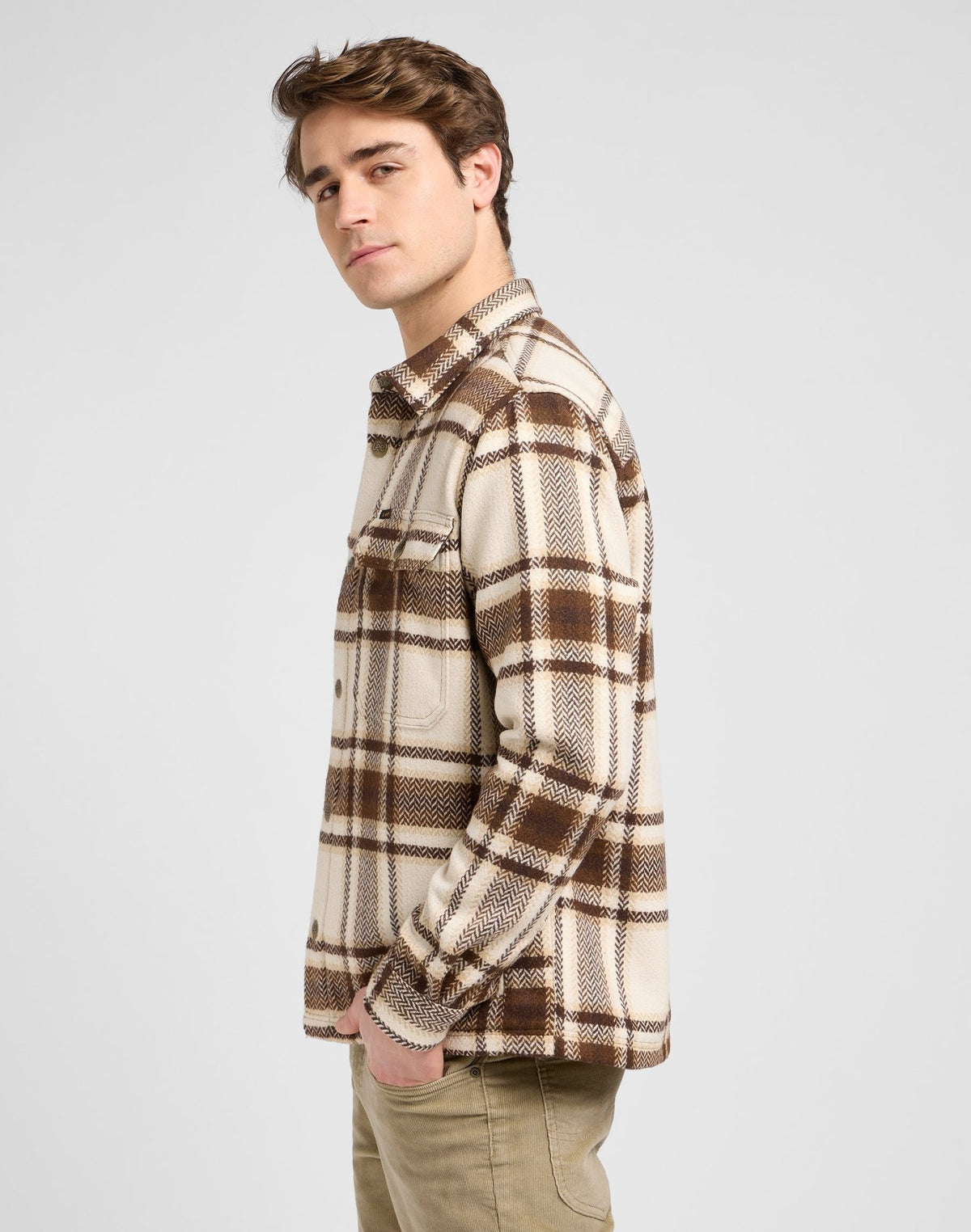 Relaxed Overshirt in Arabica Plaid - LEE Schweiz
