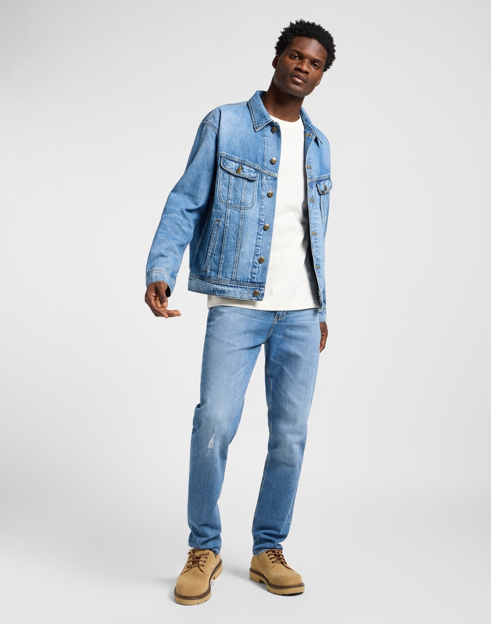 Relaxed Rider Jacket in Sandstorm