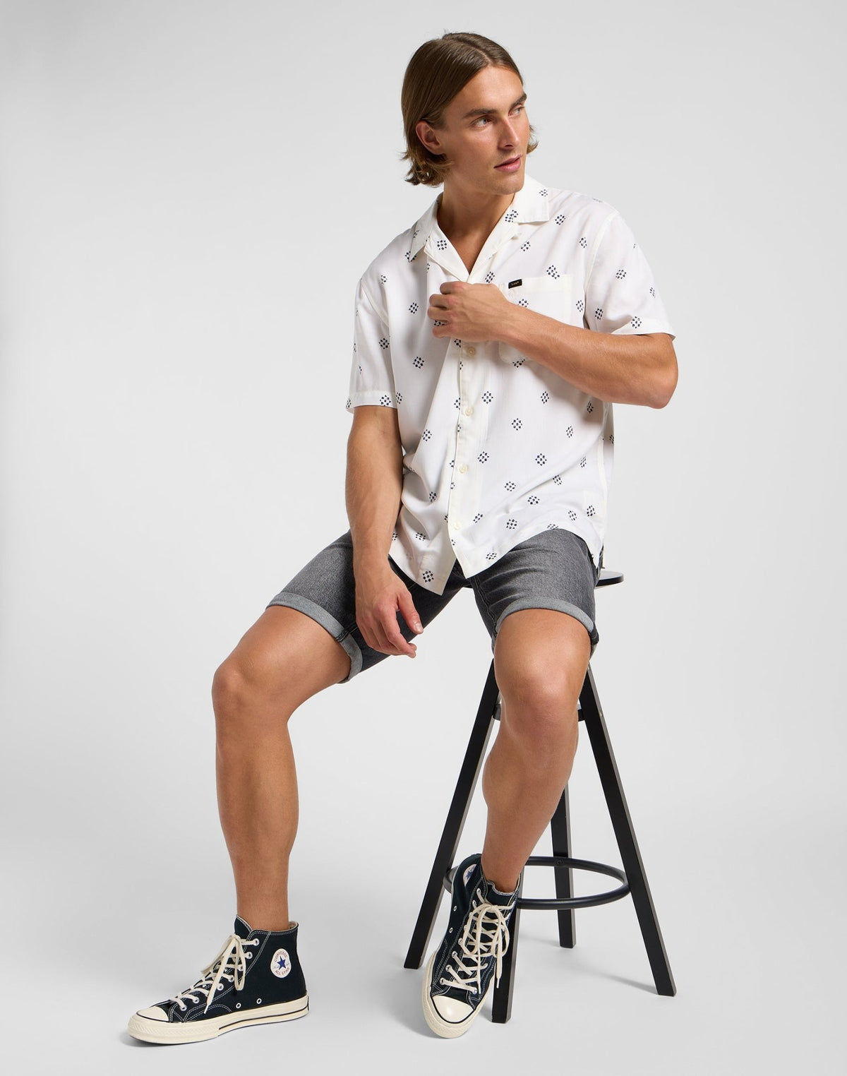 Resort Shirt in Ecru - LEE Schweiz
