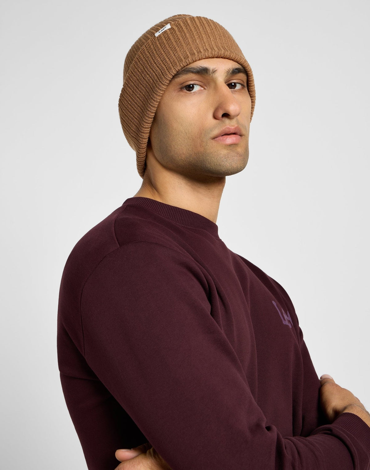 Ribbed Beanie in Clove - LEE Schweiz