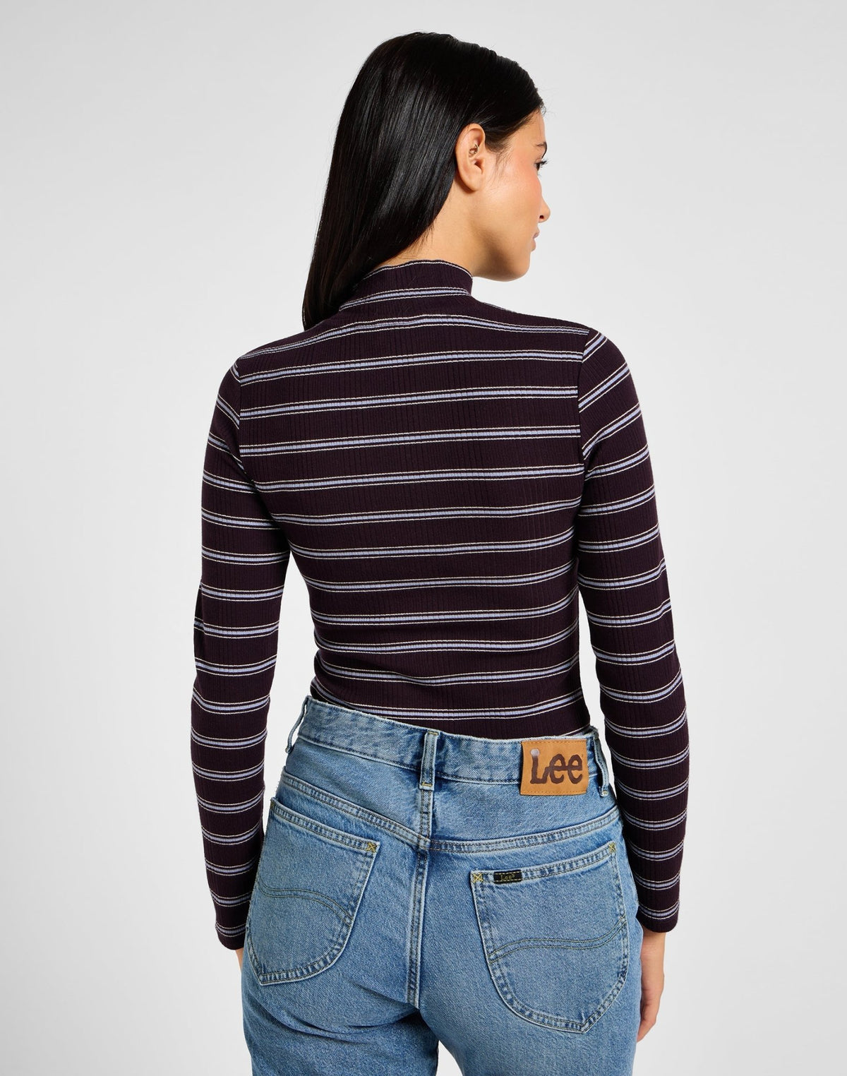 Ribbed Longsleeves High Neck in Linwood - LEE Schweiz