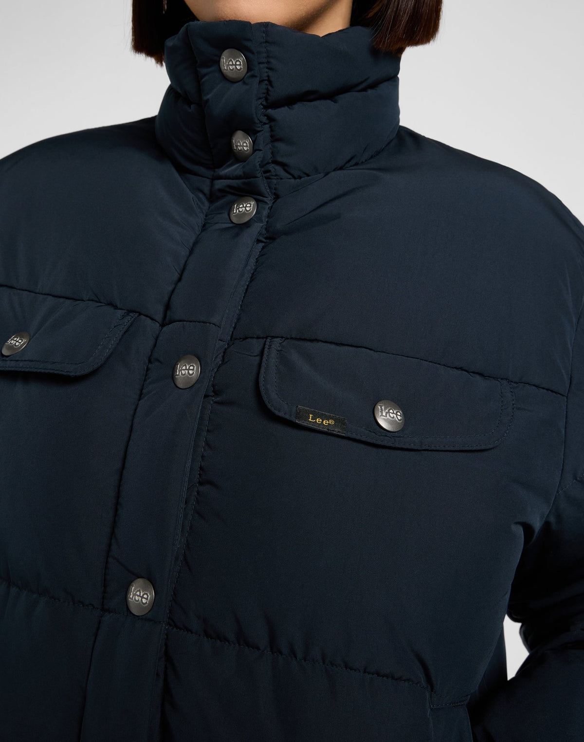 Rider Puffer Jacket in Black - LEE Schweiz