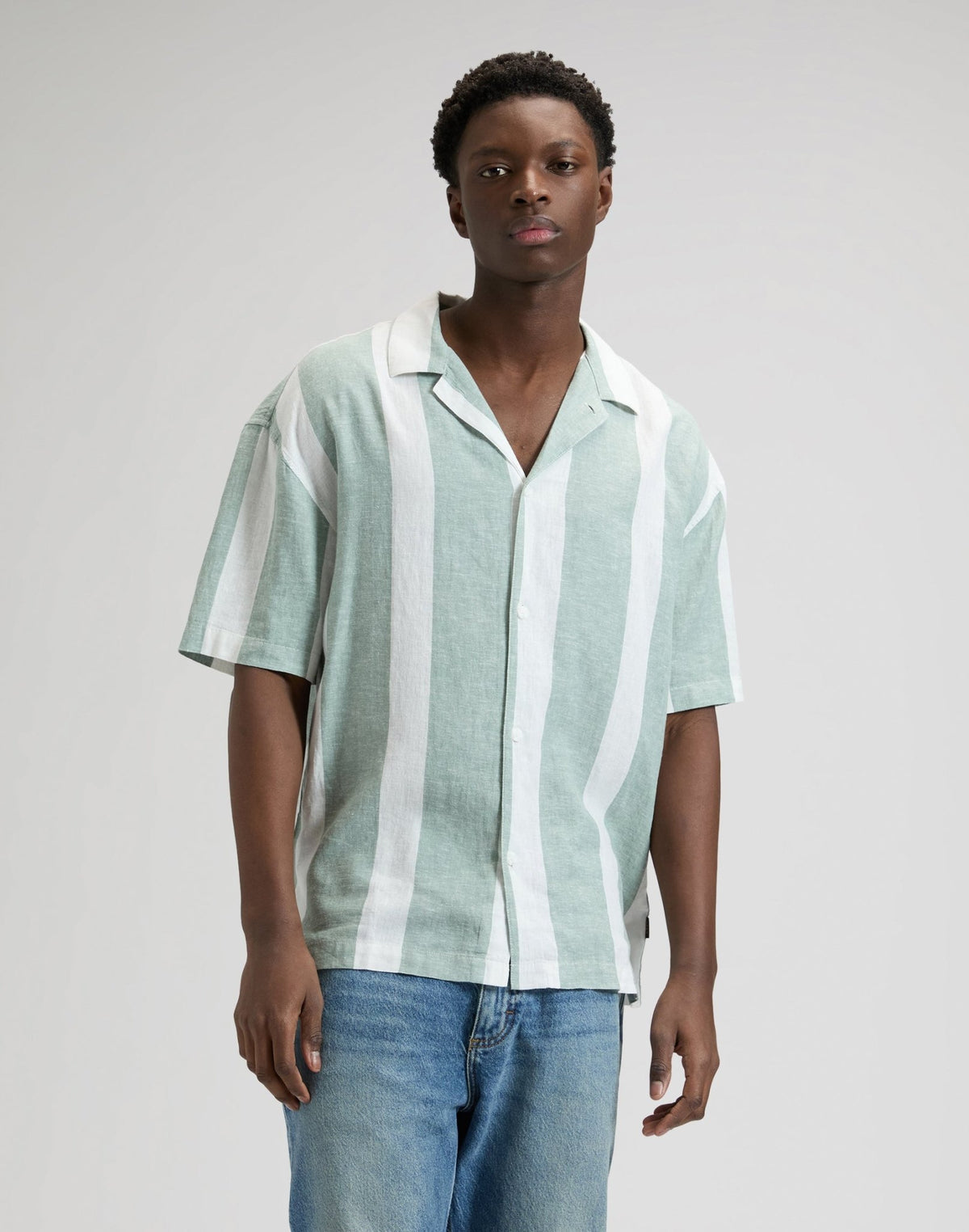Rlx Resort Shirt in Desert Sage Stripe - LEE Schweiz