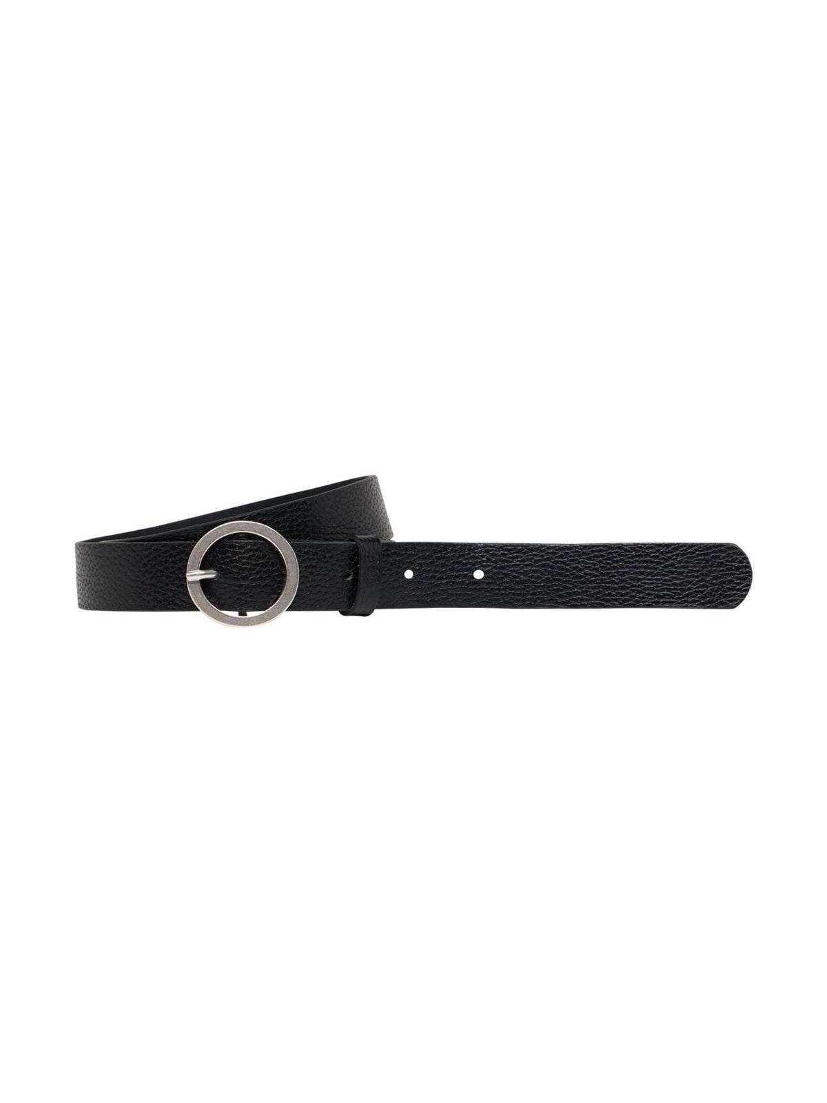 Round Buckle Belt in Black - LEE Schweiz
