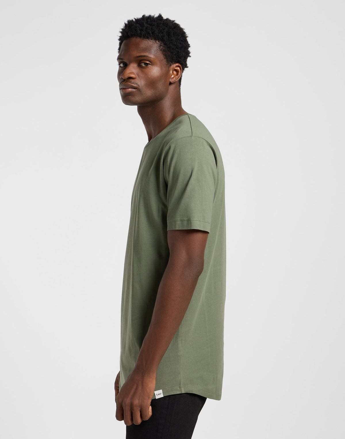 Shaped Tee in Olive Grove - LEE Schweiz