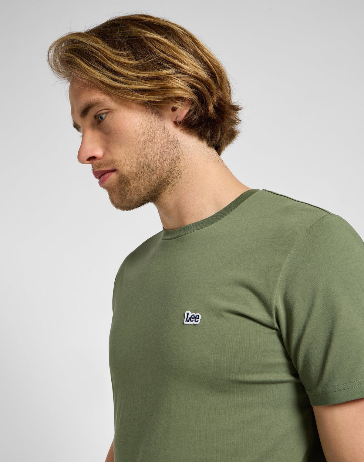 Shortleeves Patch Logo Tee in Mercantile Green - LEE Schweiz