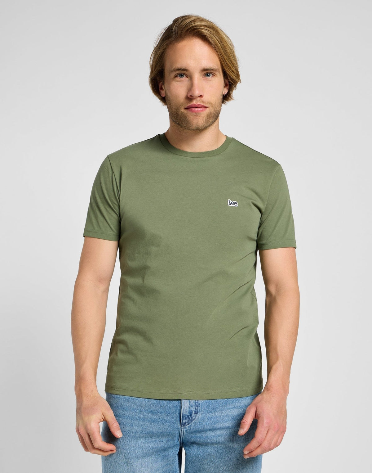 Shortleeves Patch Logo Tee in Mercantile Green - LEE Schweiz