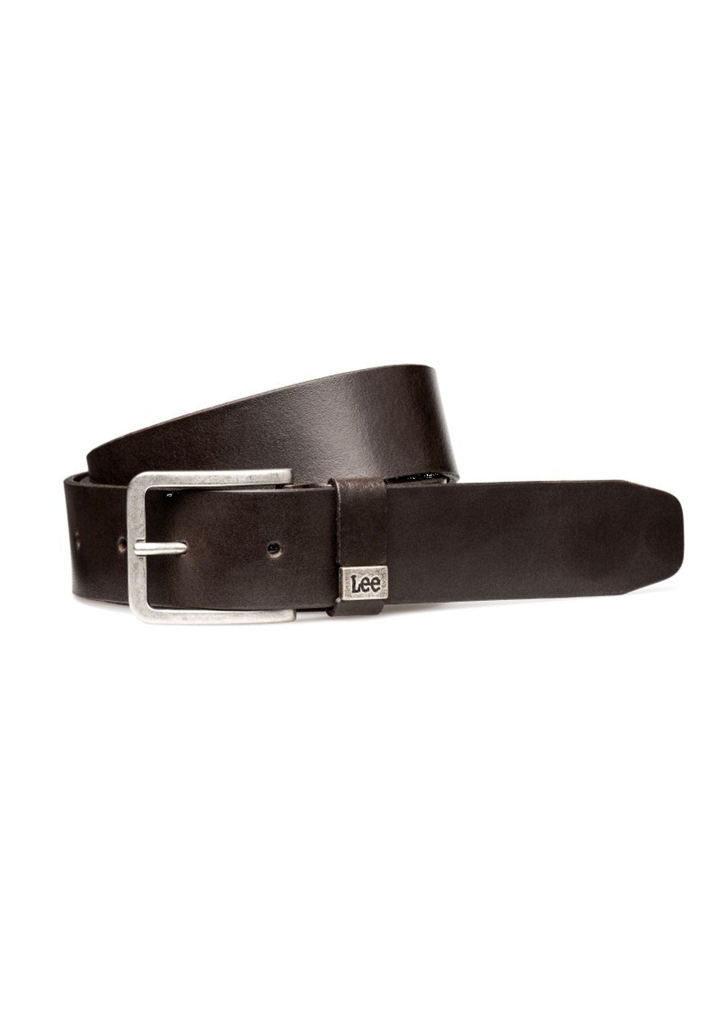 Small Logo Belt in Dark Brown - LEE Schweiz