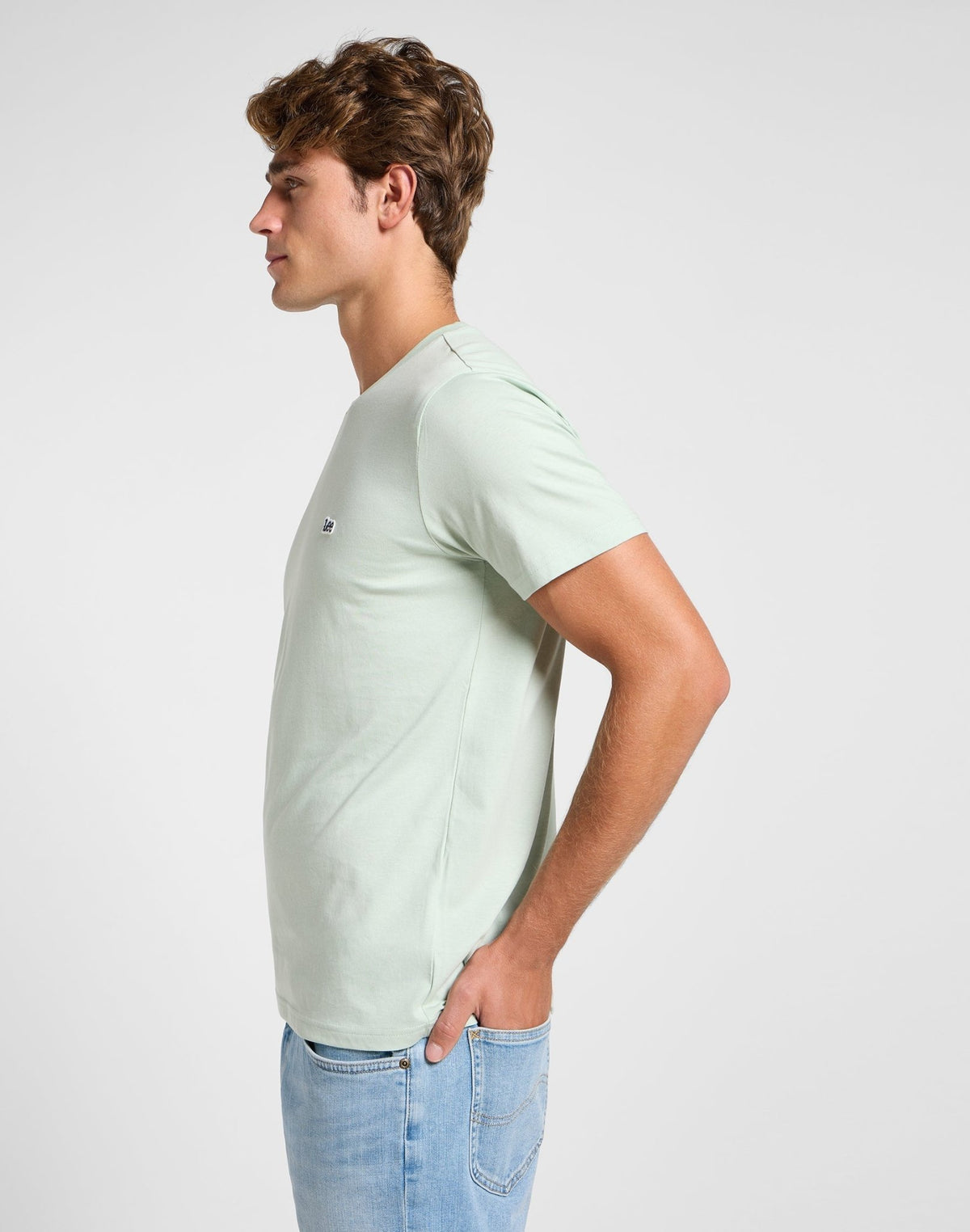 Ss Patch Logo Tee in Soft Sage - LEE Schweiz