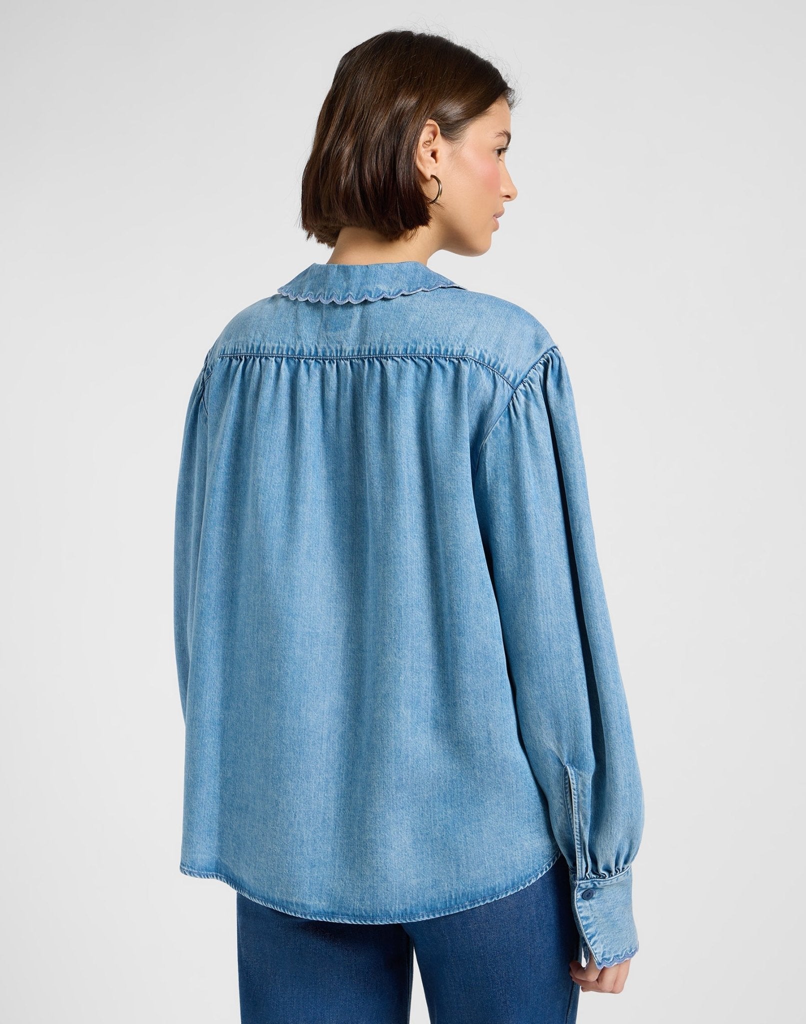 Statement Collar Shirt in Indigo Rum - LEE Schweiz