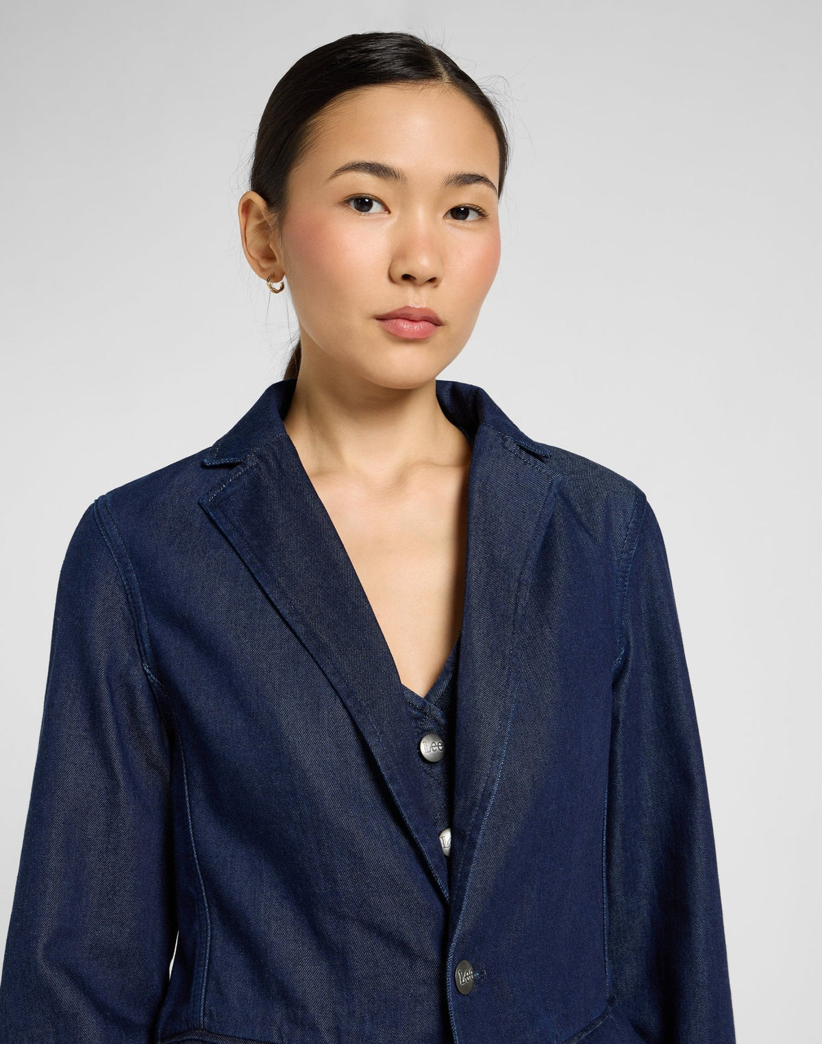 Structured Blazer in Regal Blue - LEE Schweiz