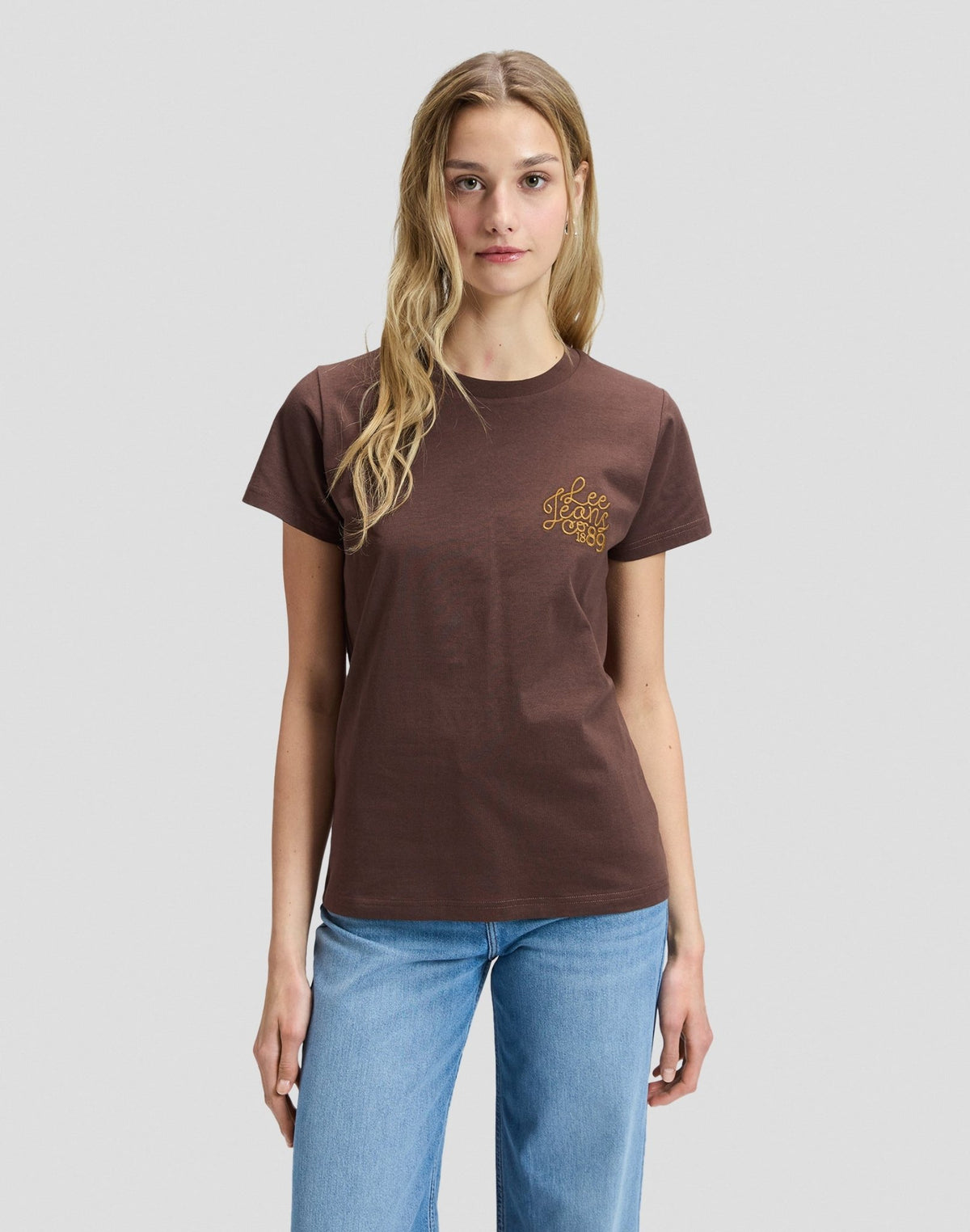 T-Shirt Lee 89 in Shaved Chocolate - LEE Schweiz