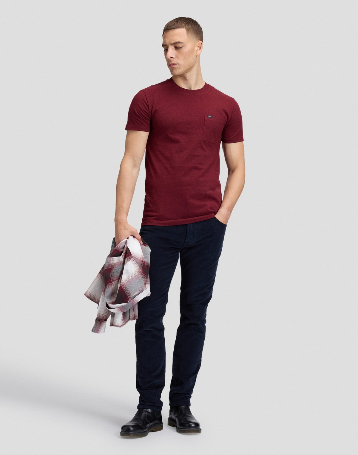 T-Shirt Ultimate Pocket in Port Mele - LEE Schweiz