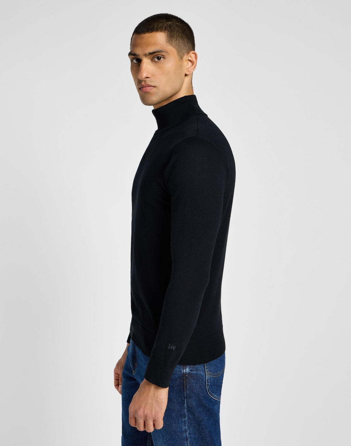 Turtle Neck in Black - LEE Schweiz