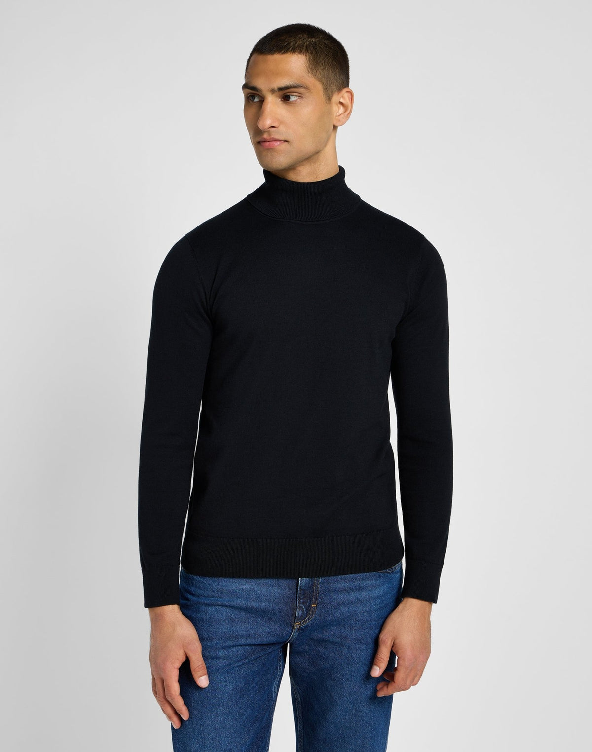 Turtle Neck in Black - LEE Schweiz