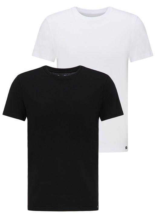 Twin Pack Crew in Black White - LEE Schweiz