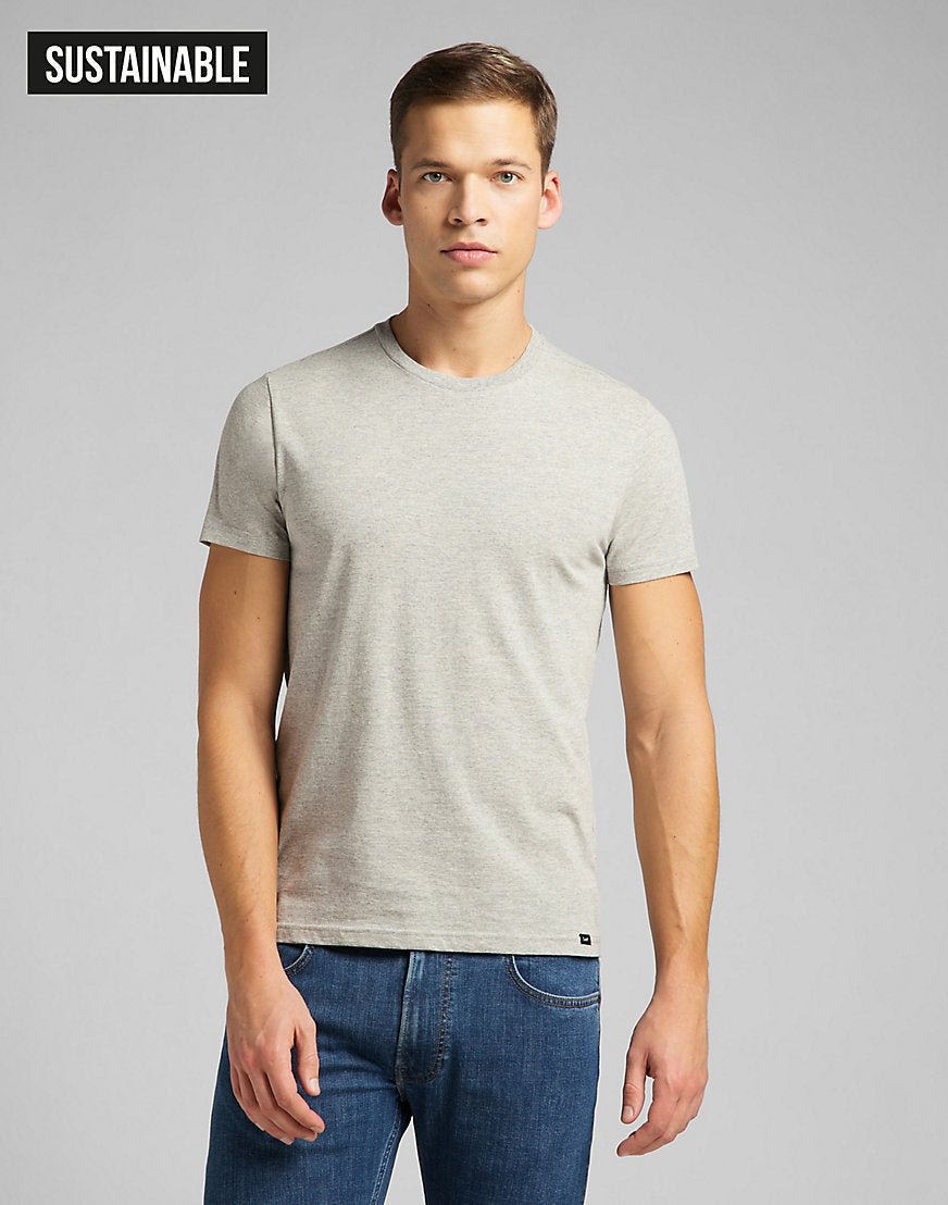 Twin Pack Crew in Greymele Navy - LEE Schweiz