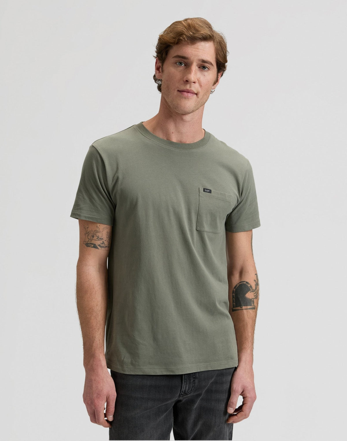 Ultimate Pocket Tee in Lichen Olive - LEE Schweiz
