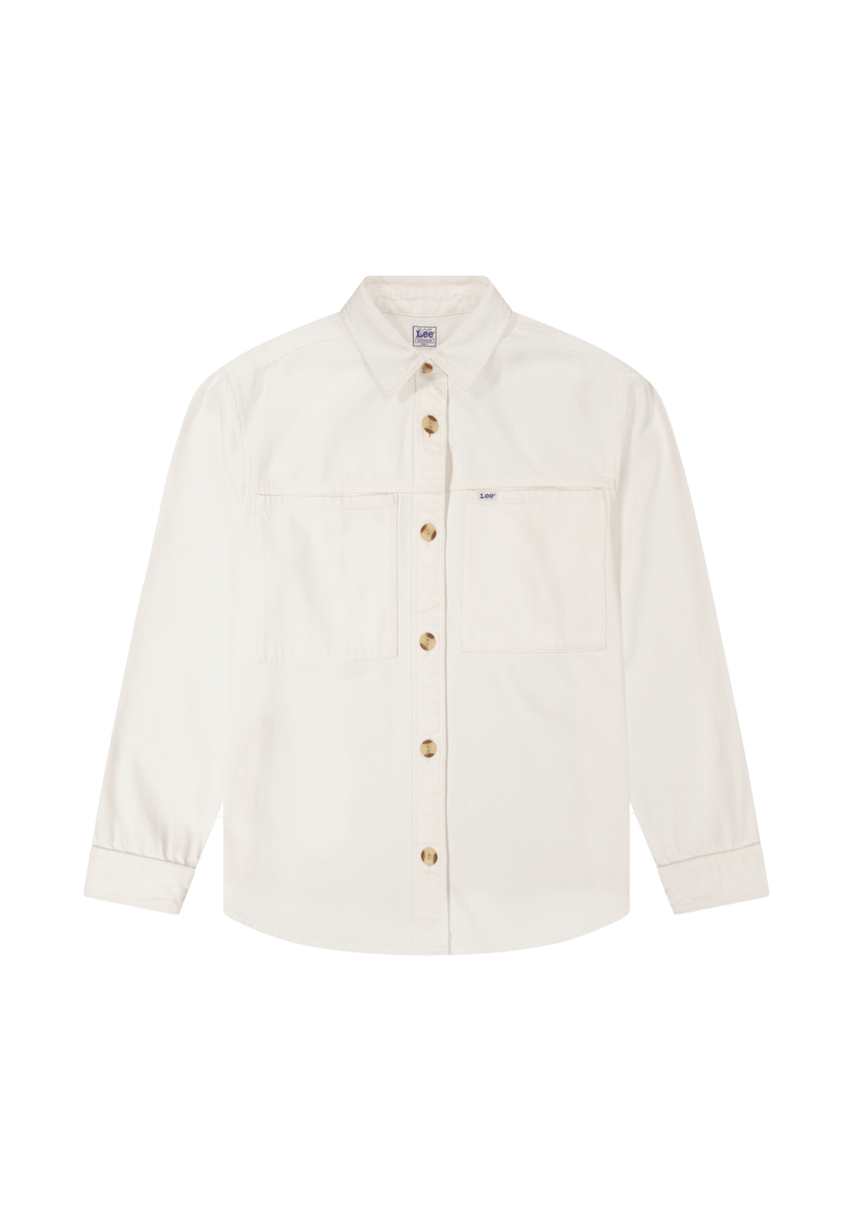 Utility Overshirt in Powder White - LEE Schweiz