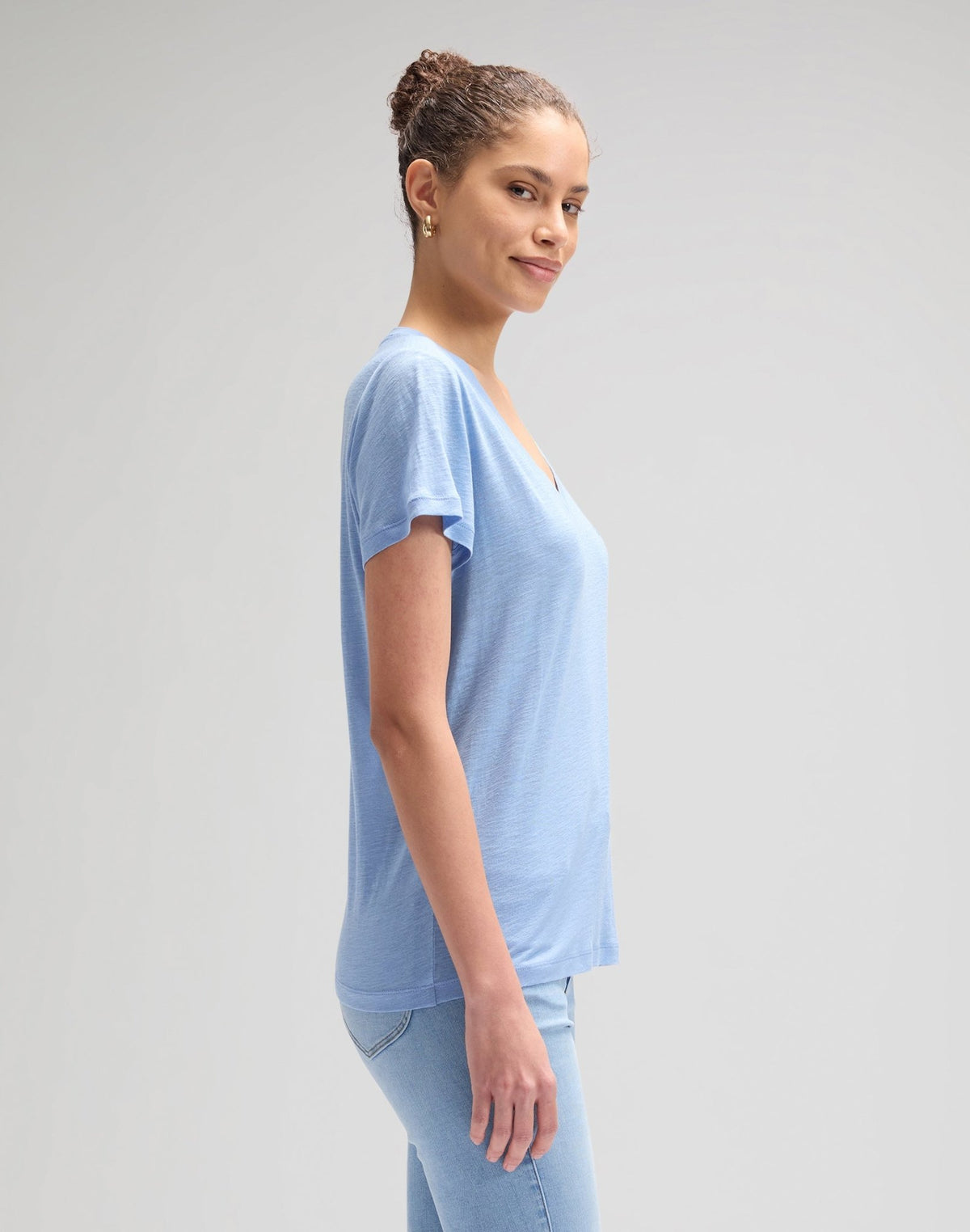 V Neck Tee in Halogen - LEE Schweiz