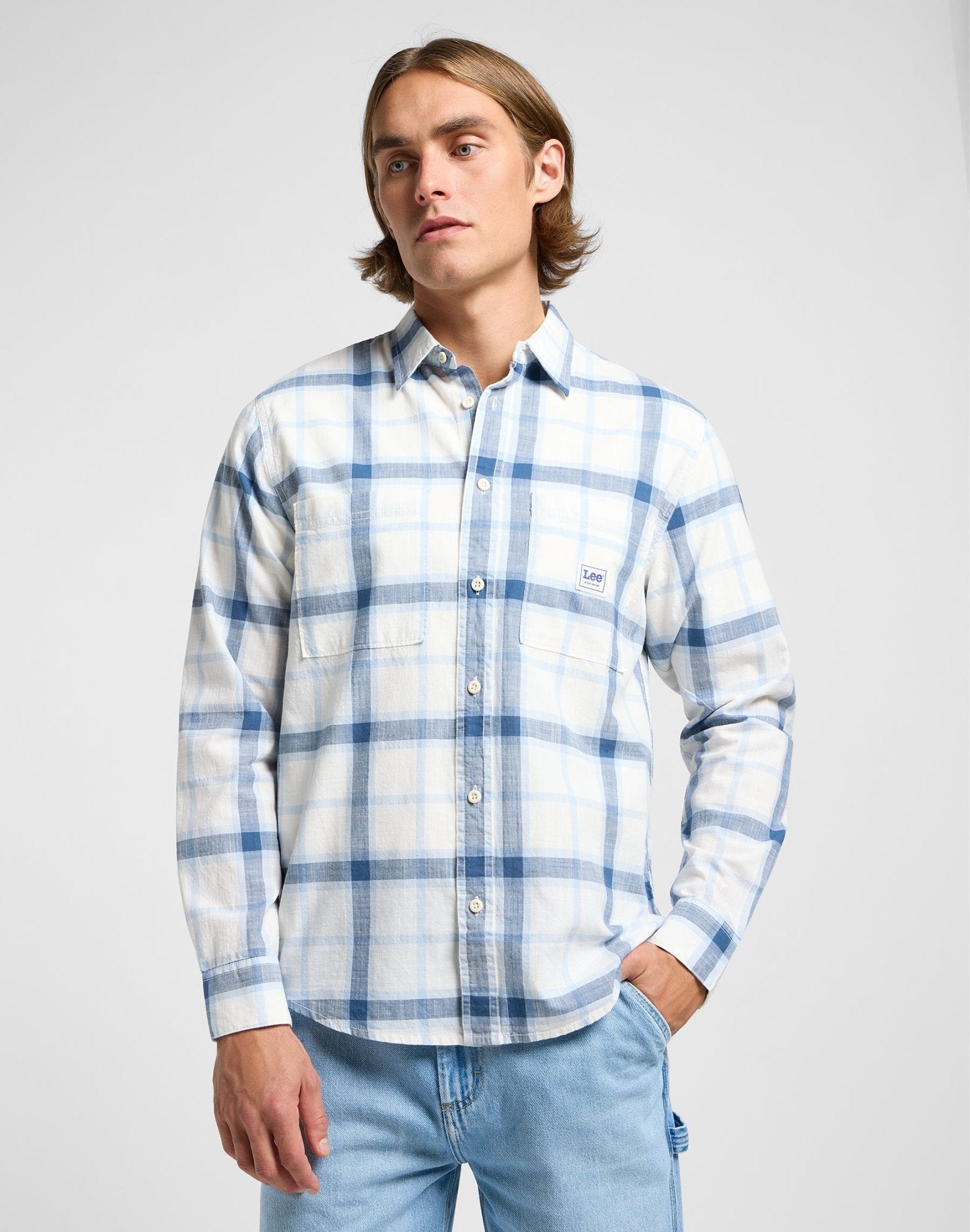 Workwear Shirt 2.0 in Blue - LEE Schweiz