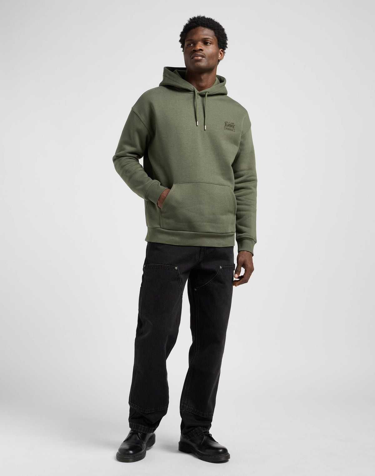 Ww Essential Hoodie in Oak Moss - LEE Schweiz