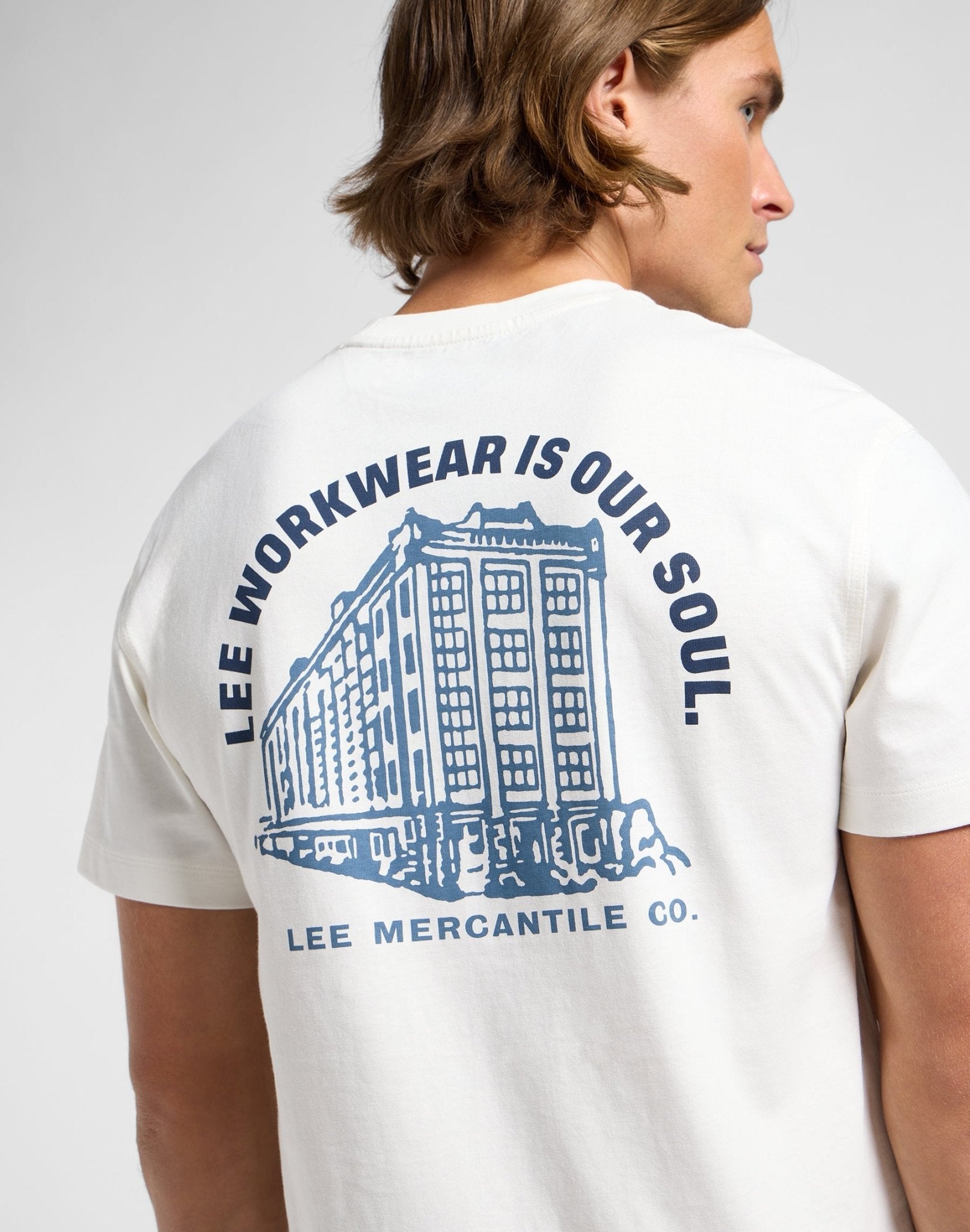 Ww Graphic Tee in Ecru - LEE Schweiz