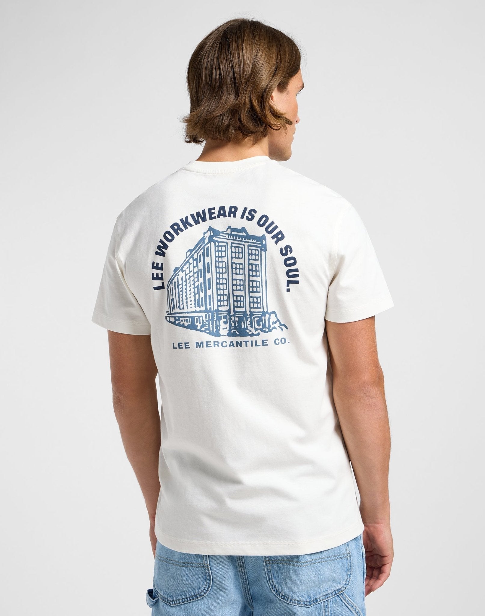 Ww Graphic Tee in Ecru - LEE Schweiz