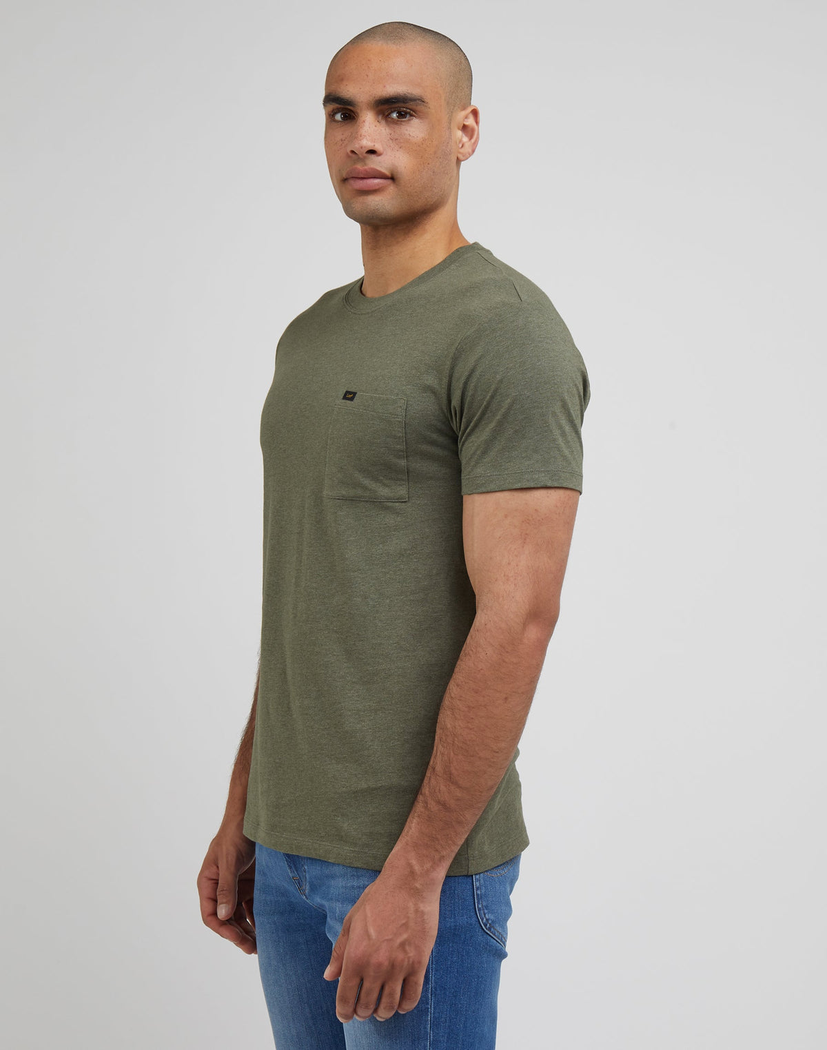 Ultimate Pocket Tee in Olive Grove