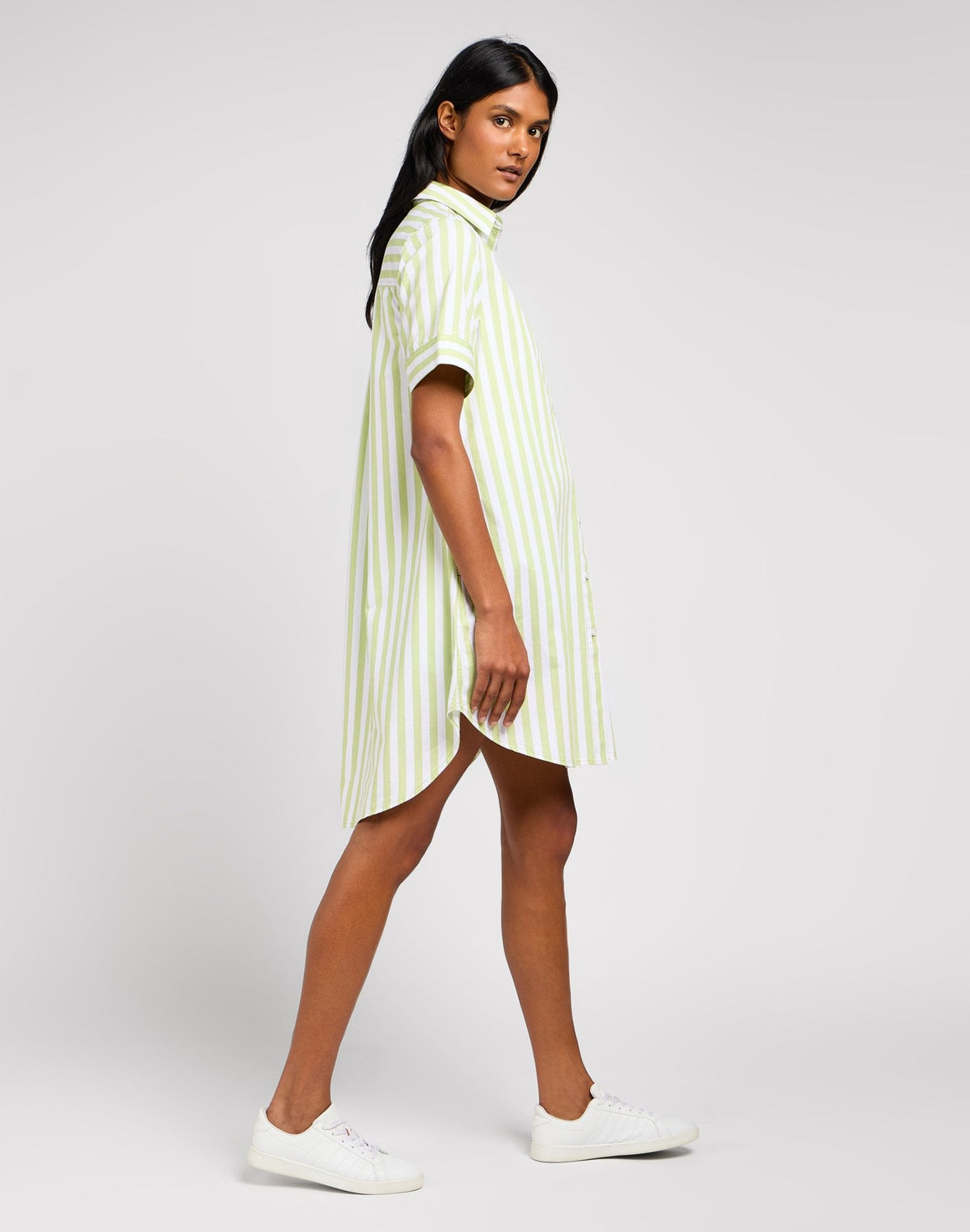 All Purpose A Line Dress in Matcha - LEE Schweiz