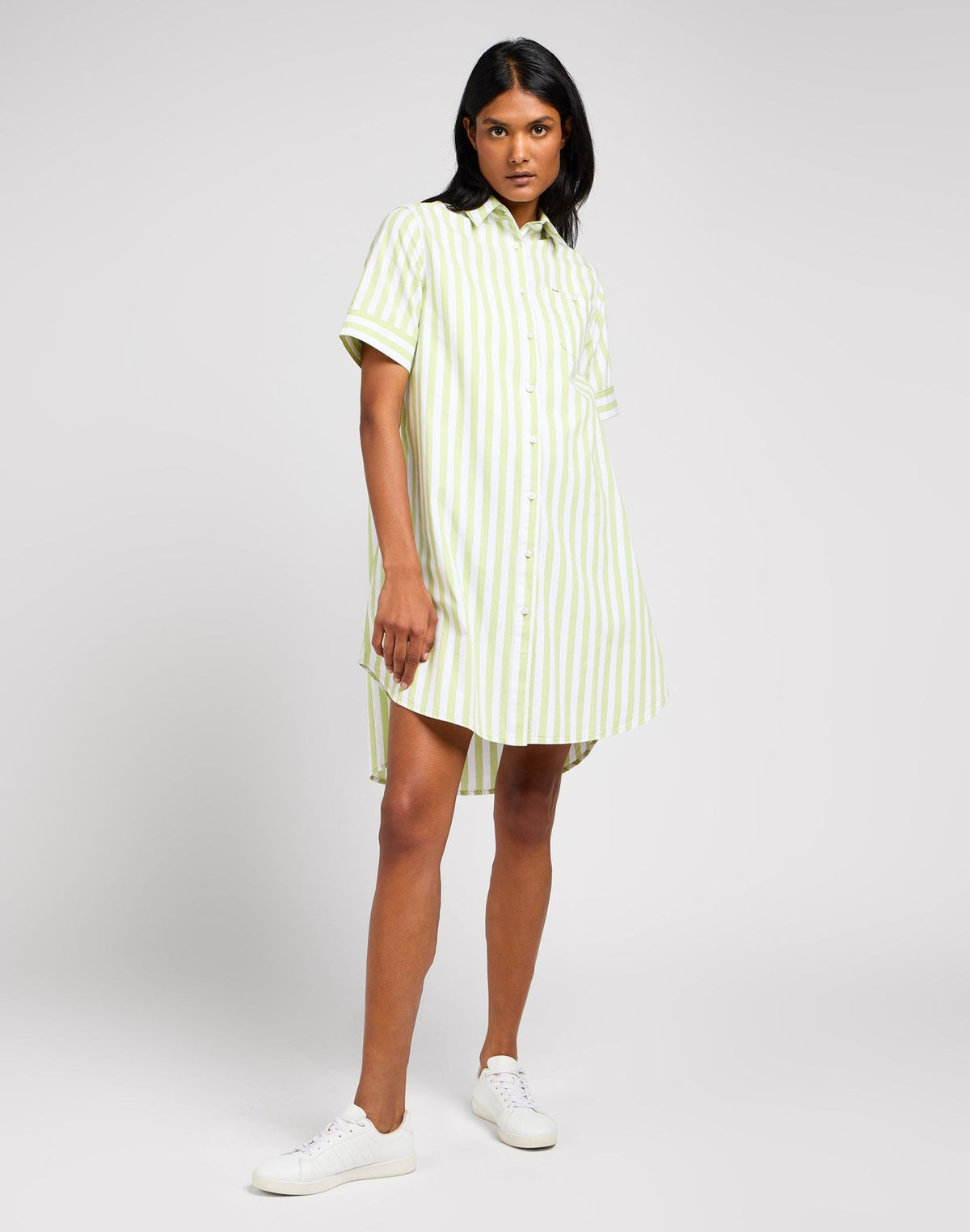 All Purpose A Line Dress in Matcha - LEE Schweiz