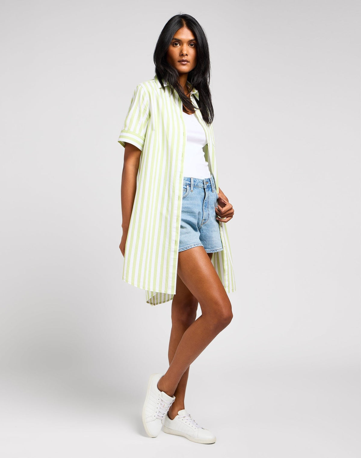 All Purpose A Line Dress in Matcha - LEE Schweiz