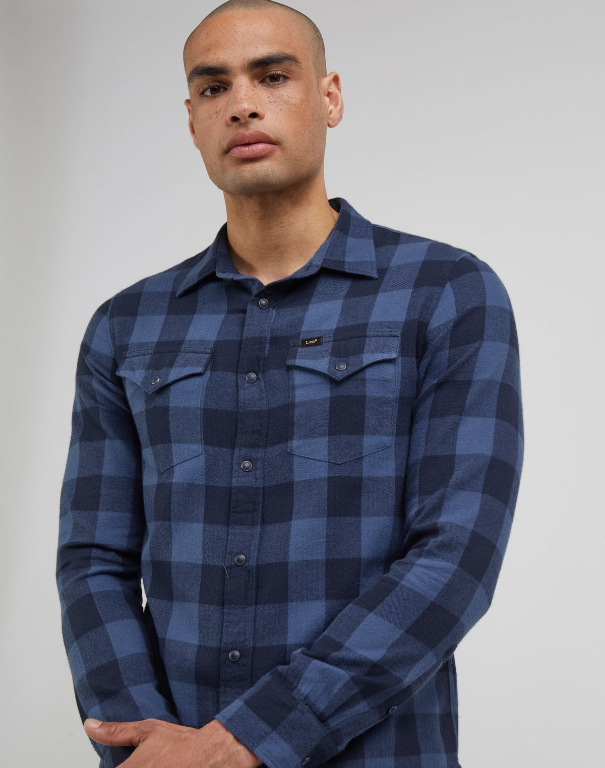 Clean Western Shirt in Deep Waters - LEE Schweiz