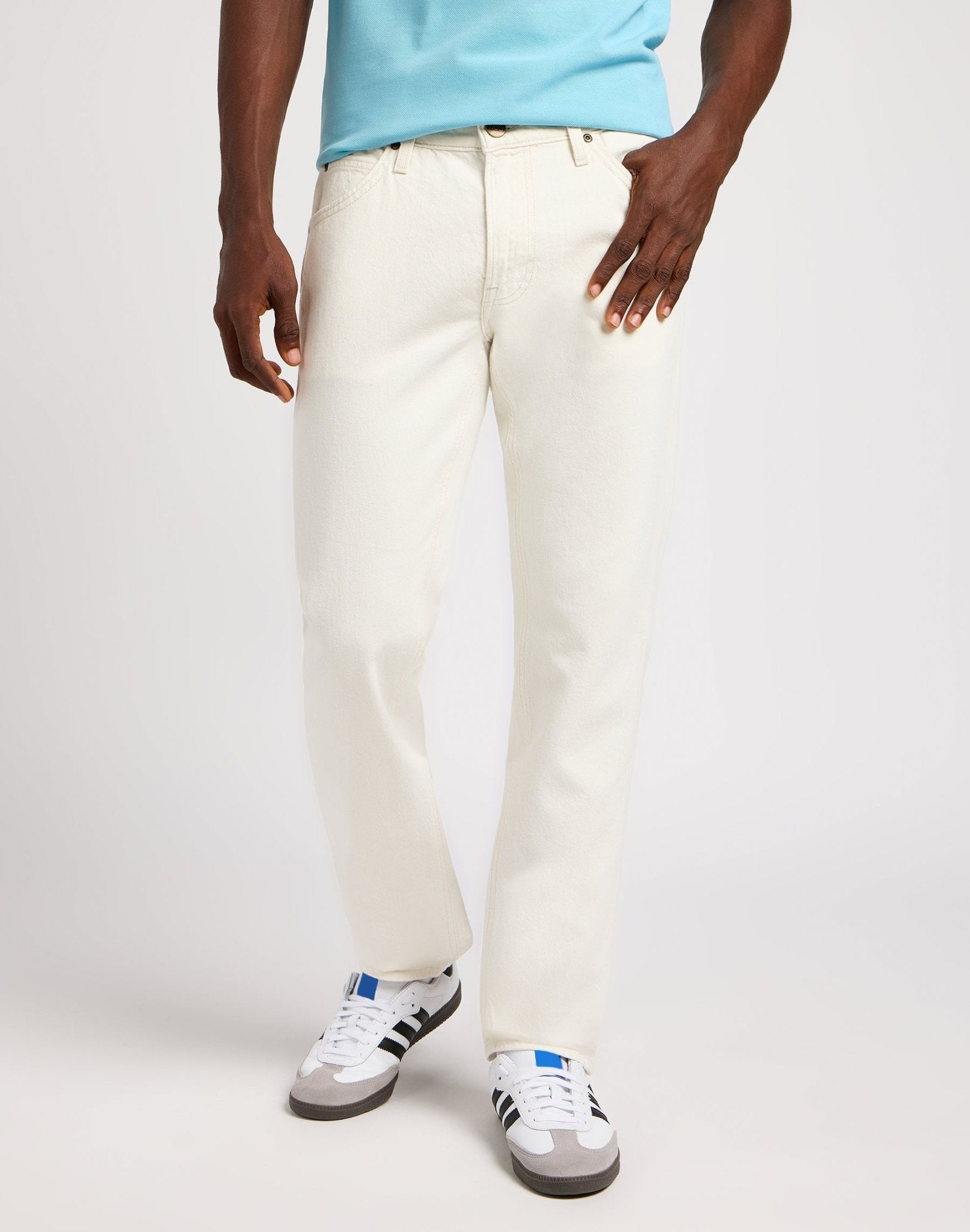 Daren Zip Fly in White - LEE Schweiz