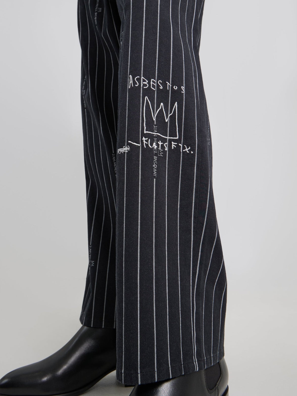 JMB Striped Pant in Black - LEE Schweiz