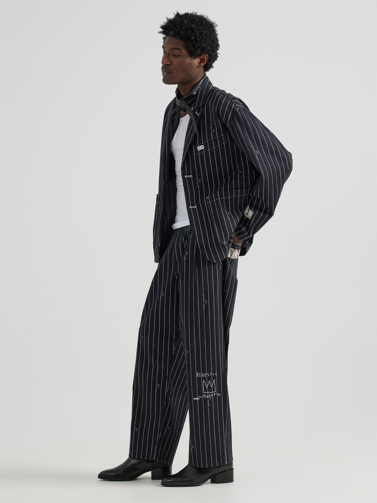 JMB Striped Pant in Black - LEE Schweiz