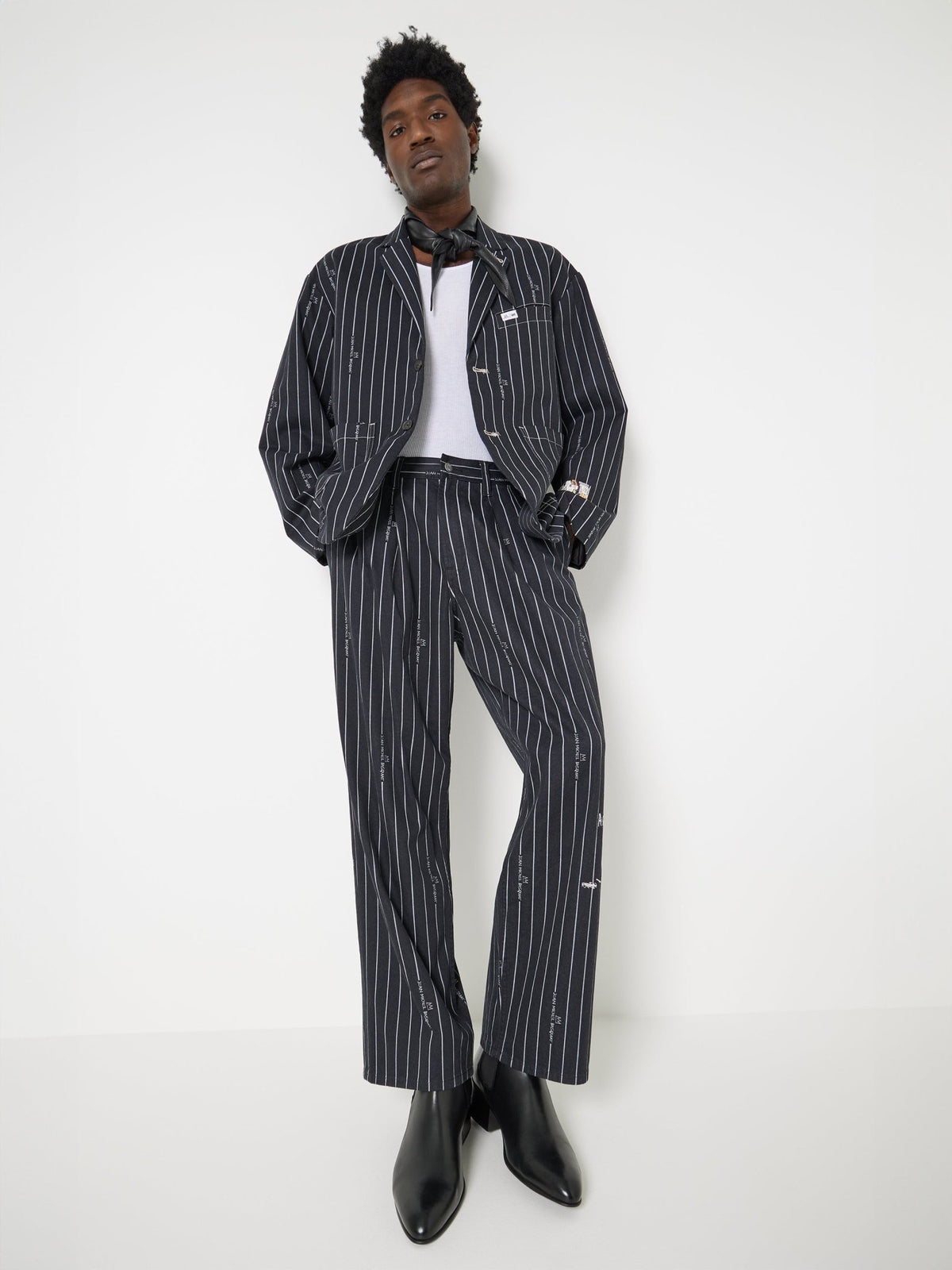 JMB Striped Pant in Black - LEE Schweiz