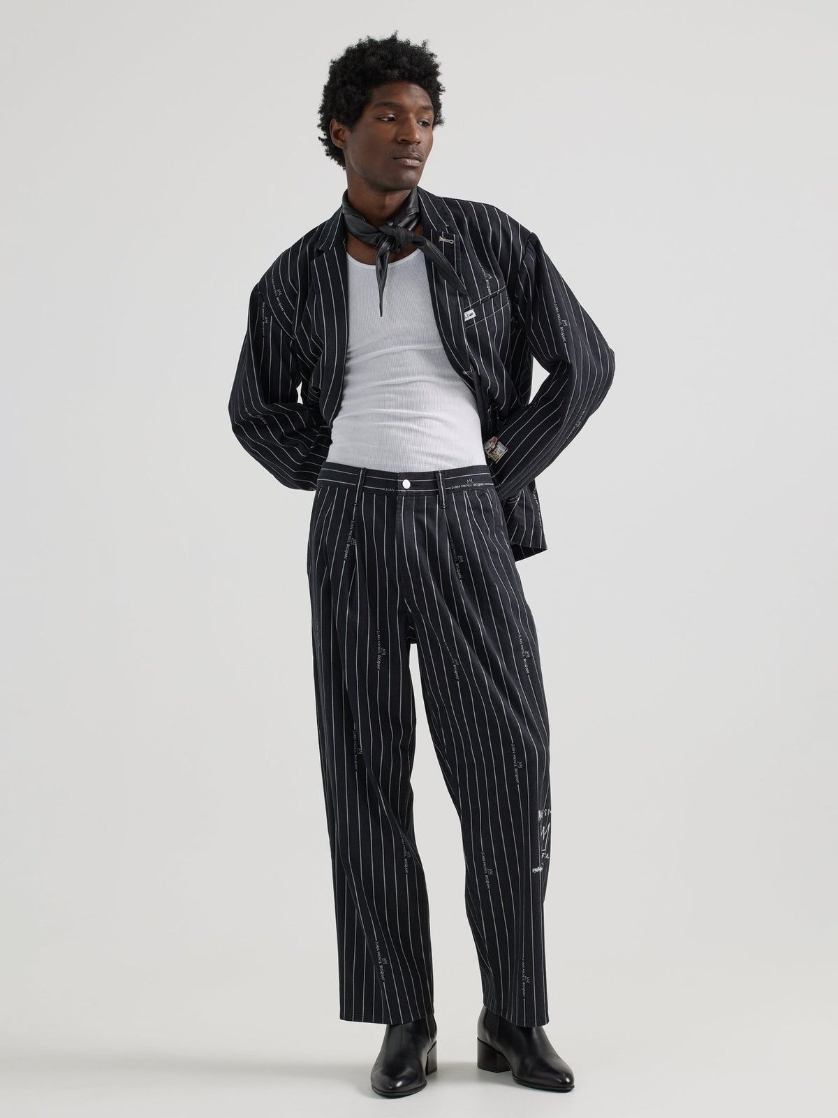 JMB Striped Pant in Black - LEE Schweiz