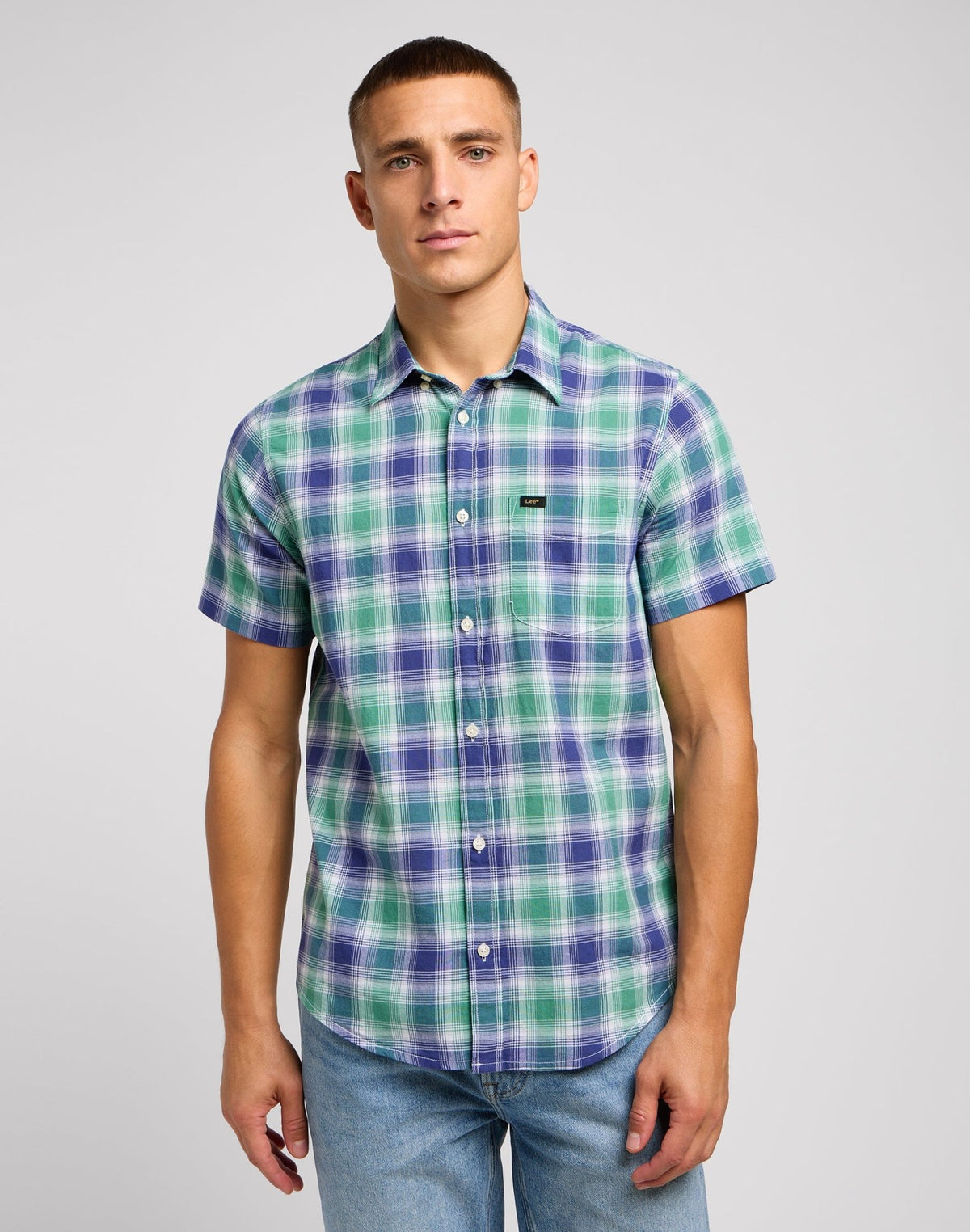 Lee Button Down Shirt in Dandy Green - LEE Schweiz