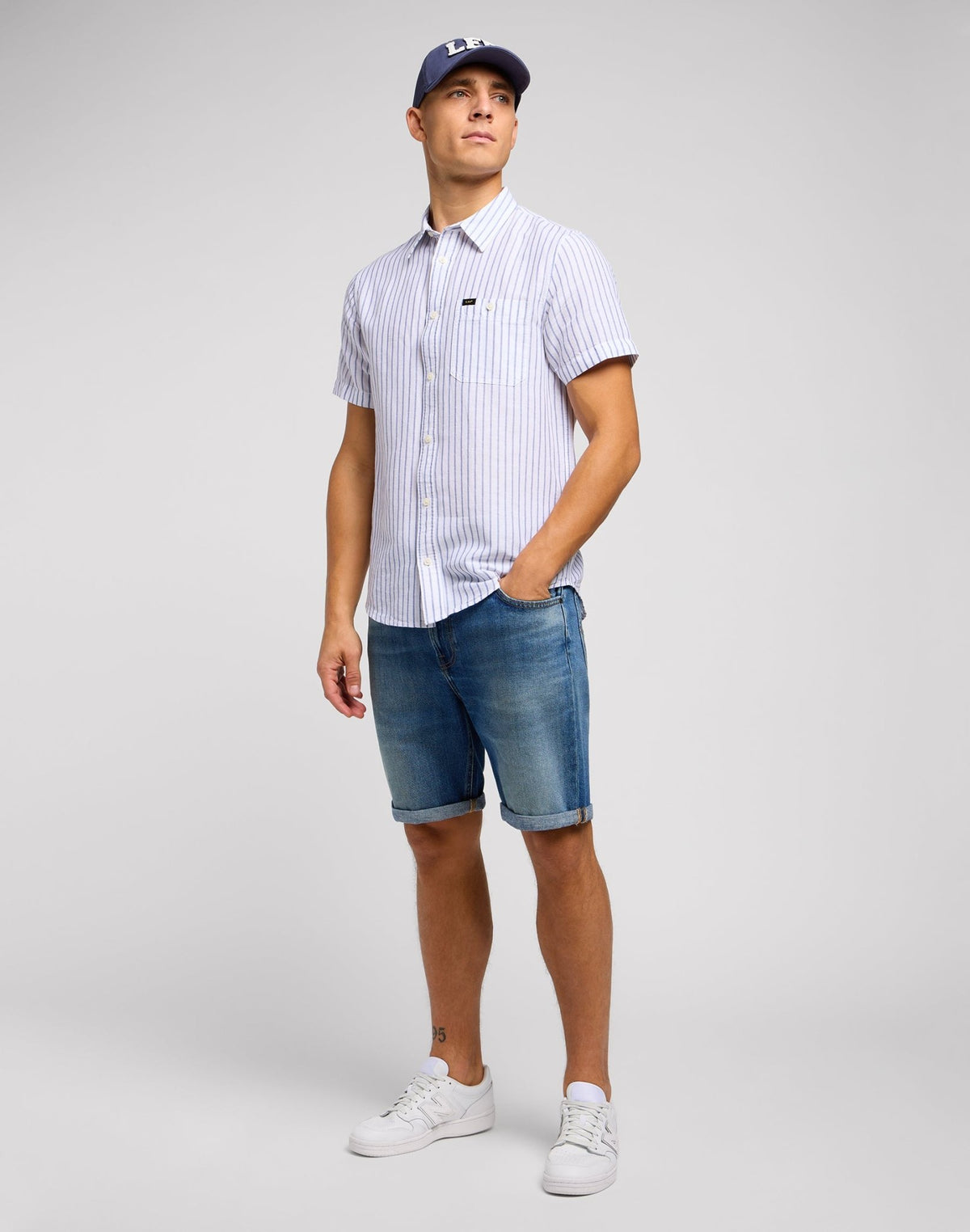 Leesure Shirt in Surf Blue - LEE Schweiz