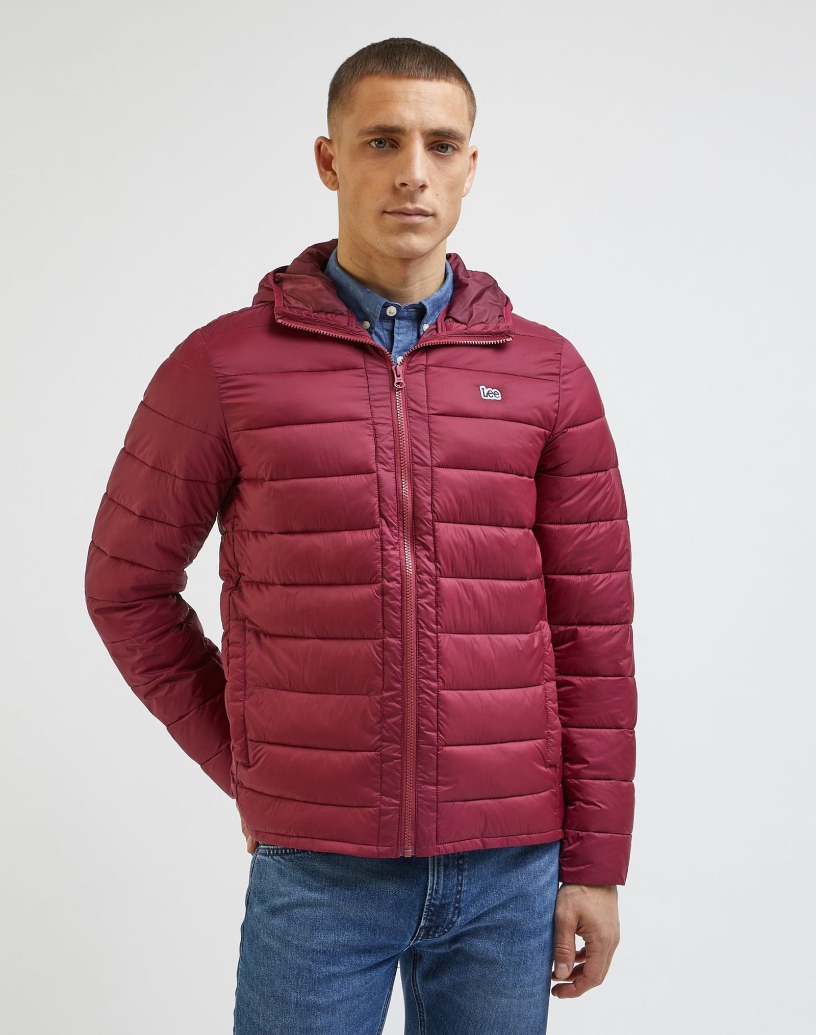 lee jeans puffer jacket