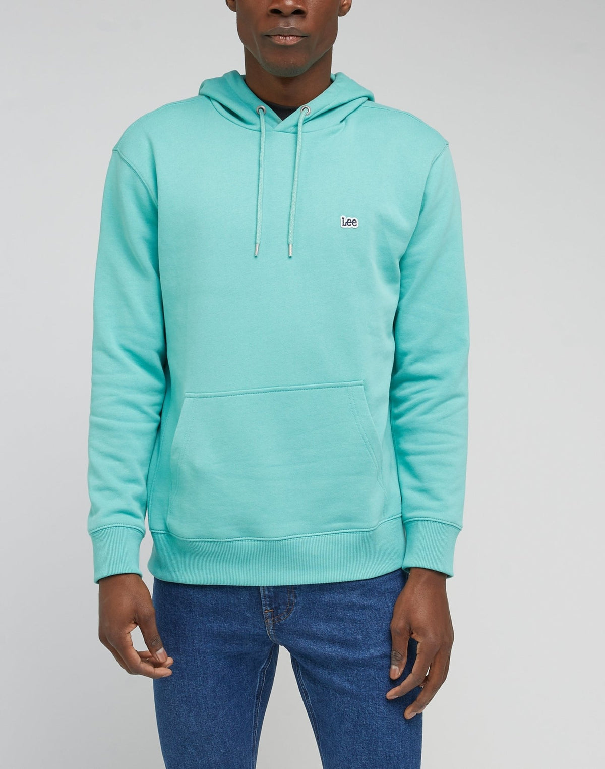 Plain Hoodie in Dusty Jade - LEE Schweiz