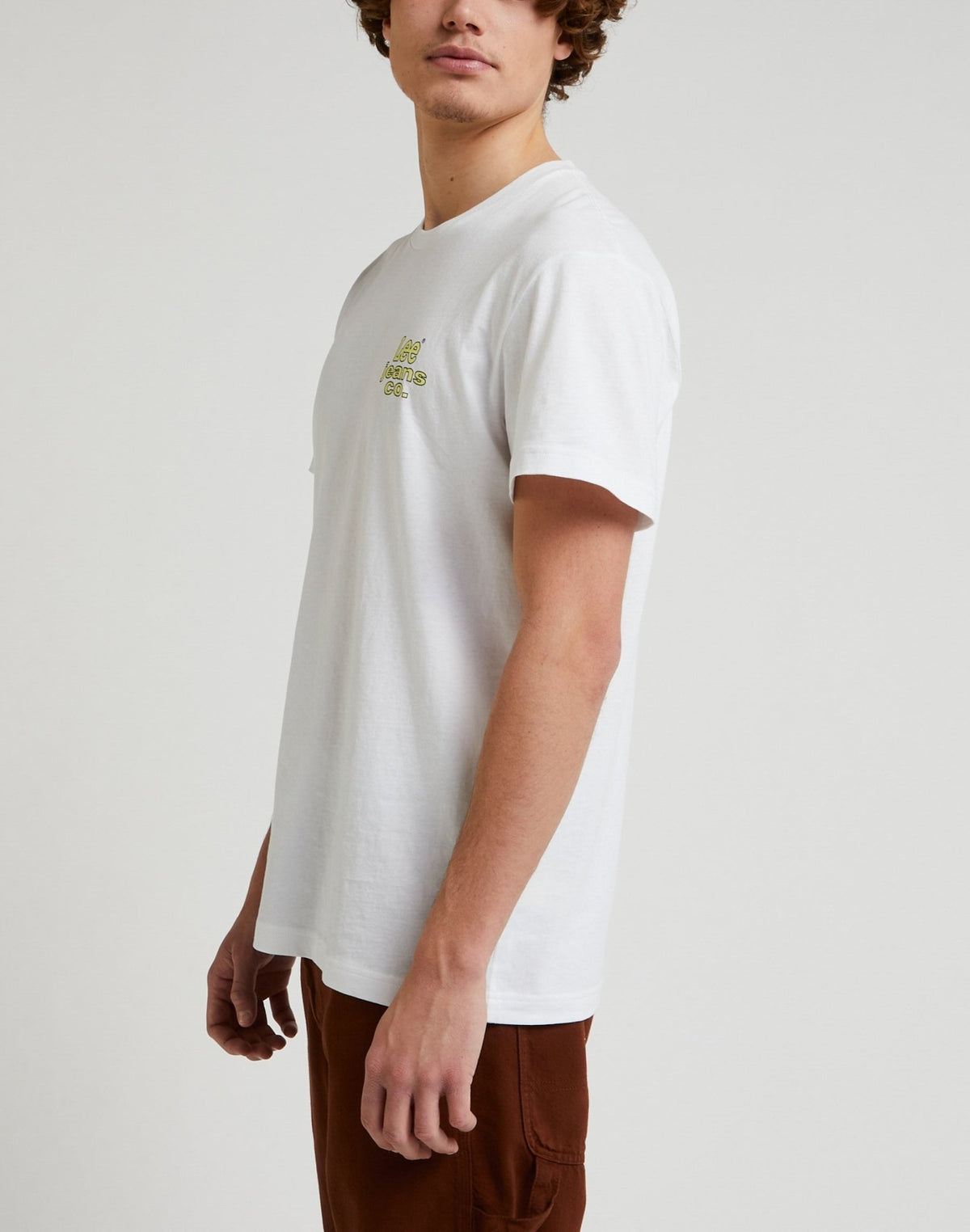 Relaxed Graphic Tee in Bright White - LEE Schweiz