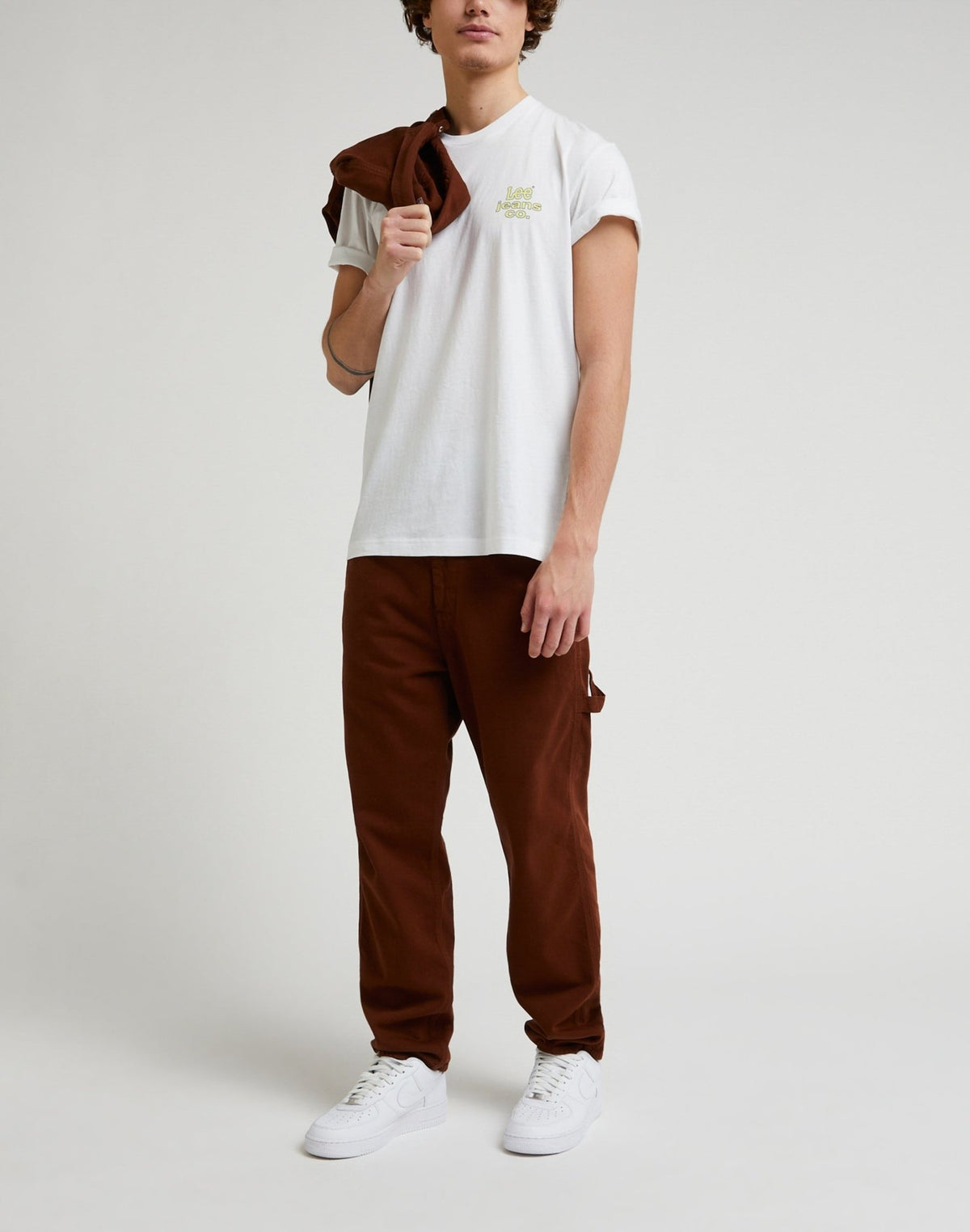 Relaxed Graphic Tee in Bright White - LEE Schweiz