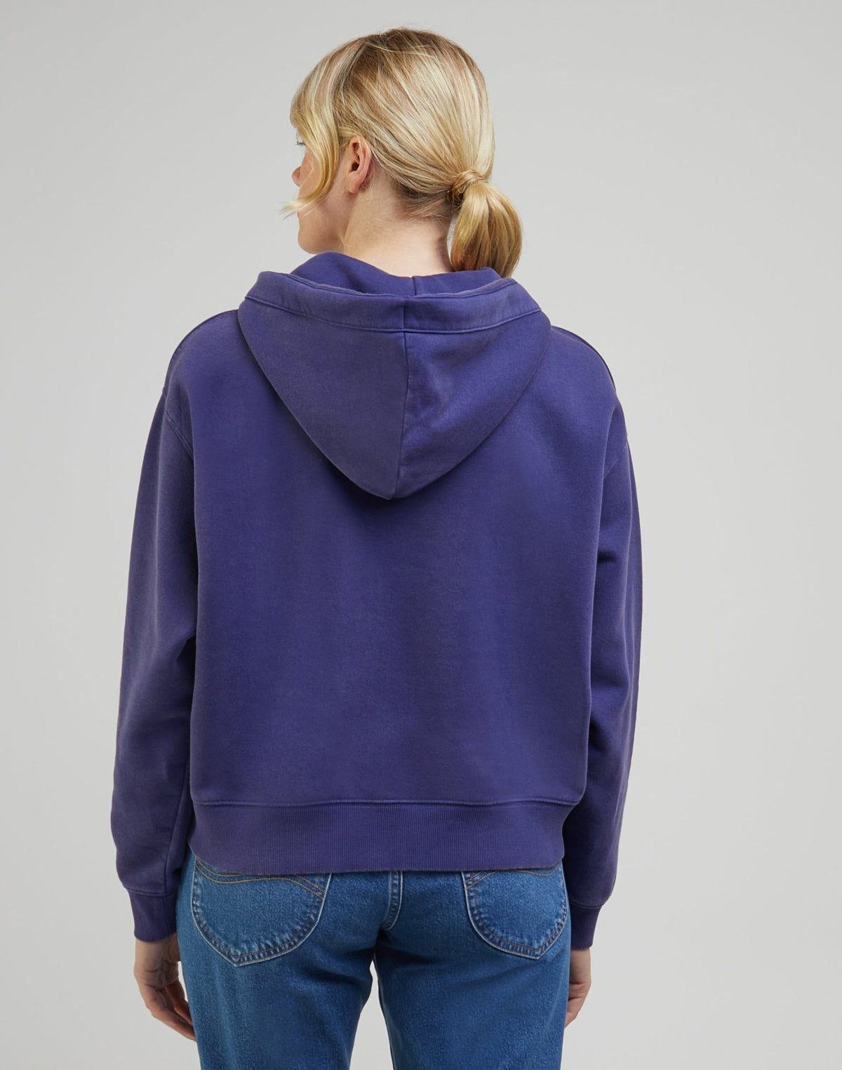 Relaxed Hoodie in Blueberry - LEE Schweiz