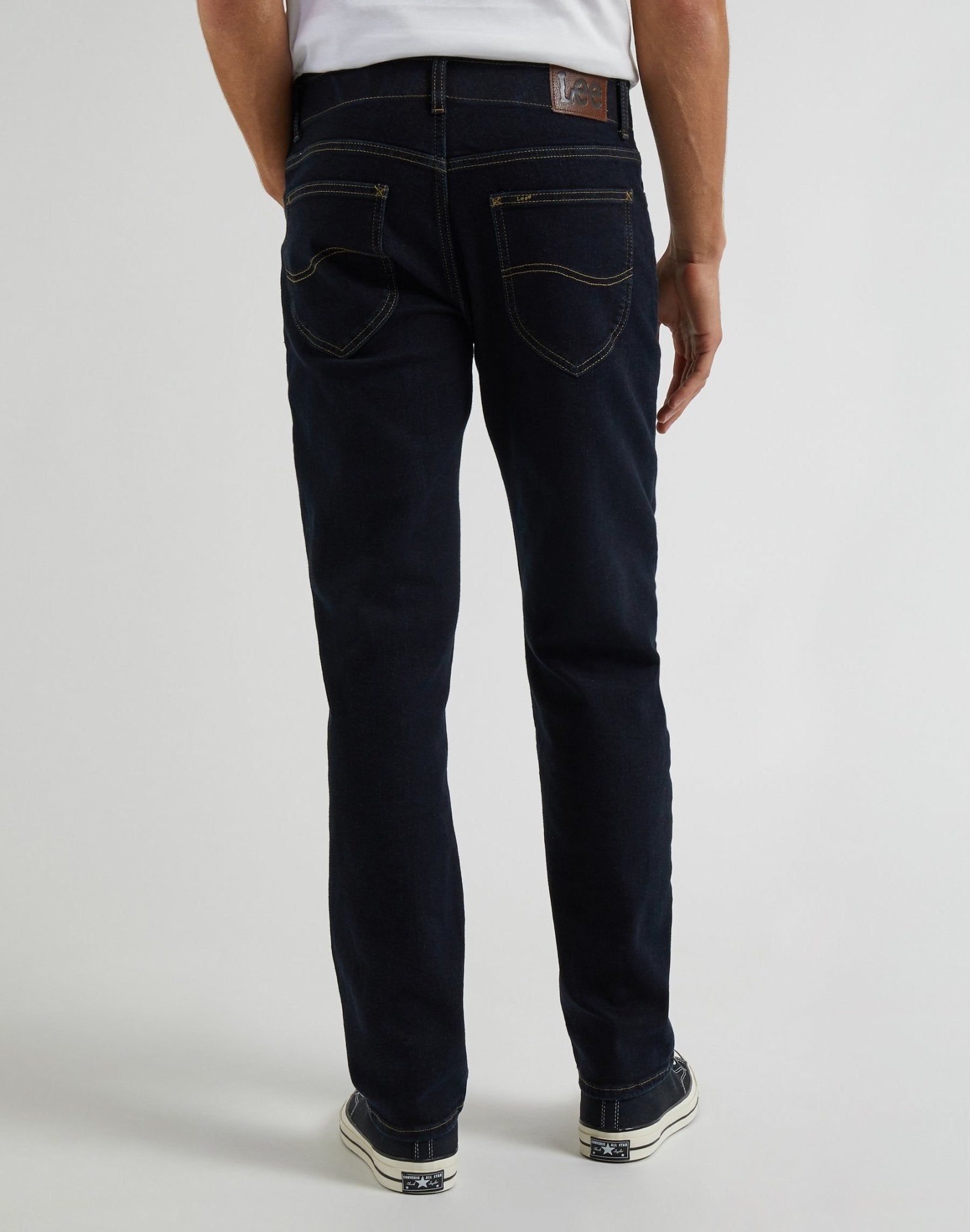 Lee Heren Daren Straight Fit Jeans Marineblauw Lee Heren Daren Straight Fit Jeans Marineblauw