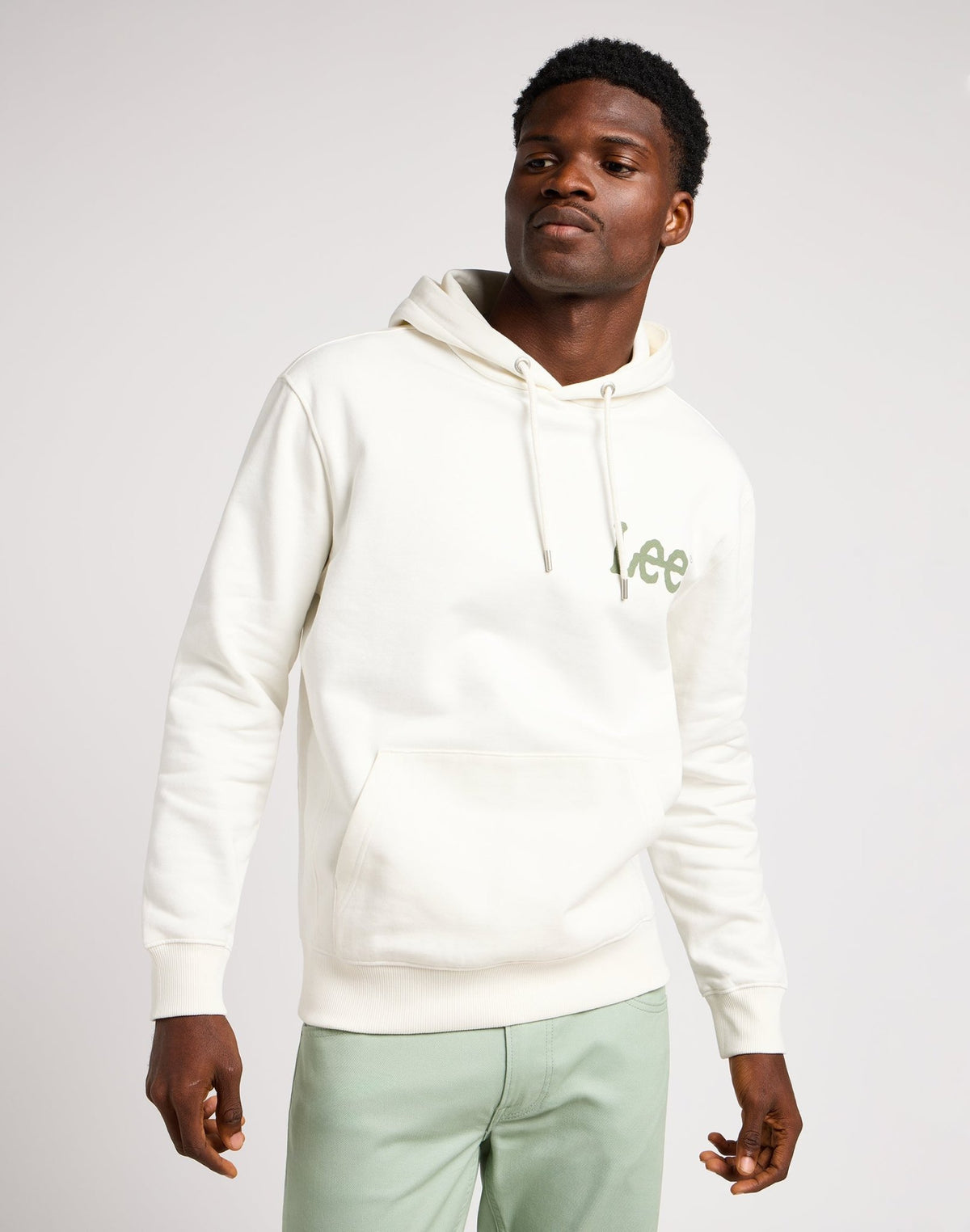 Wobbly Lee Hoodie in Ecru - LEE Schweiz