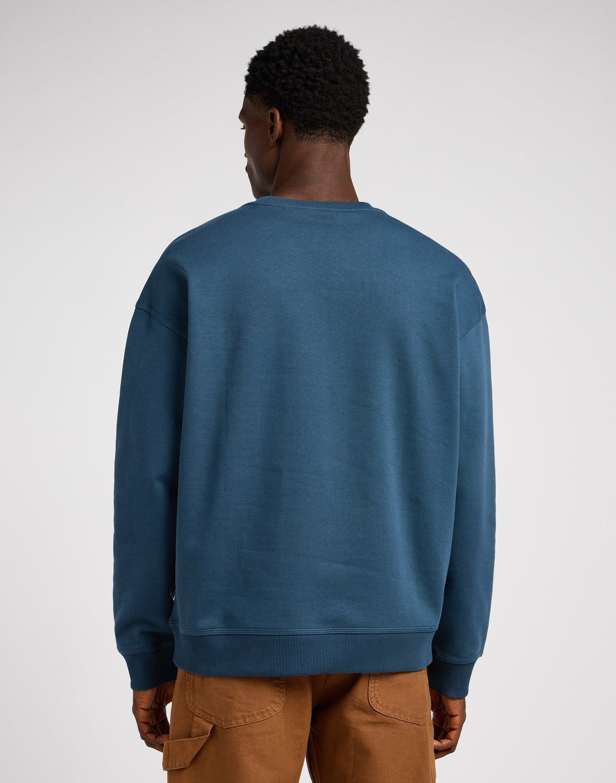 Workwear Sweater in Drama Blue - LEE Schweiz